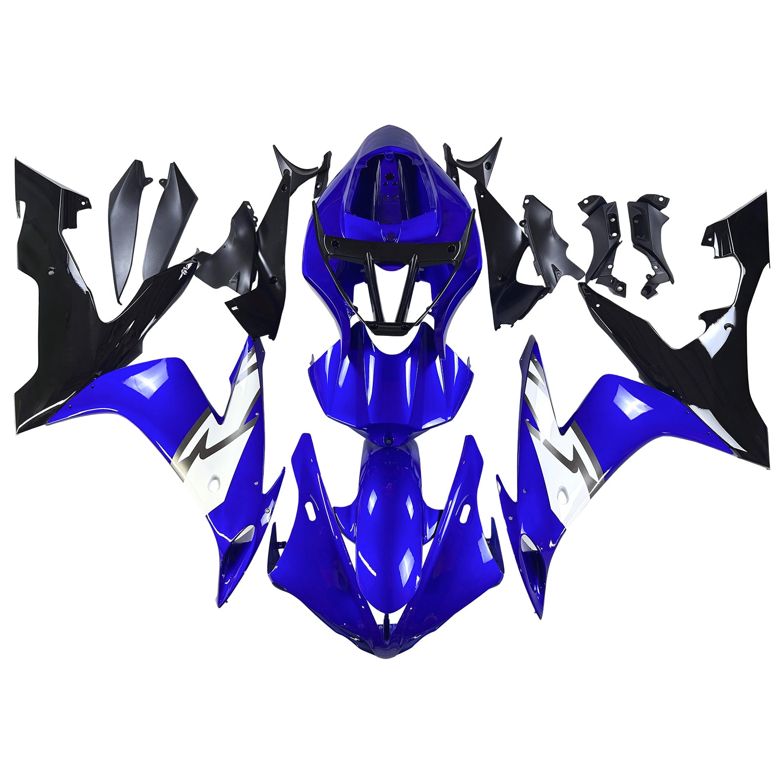 Amotopart 2004-2006 Yamaha YZF 1000 R1 Blue White Black Fairing Kit