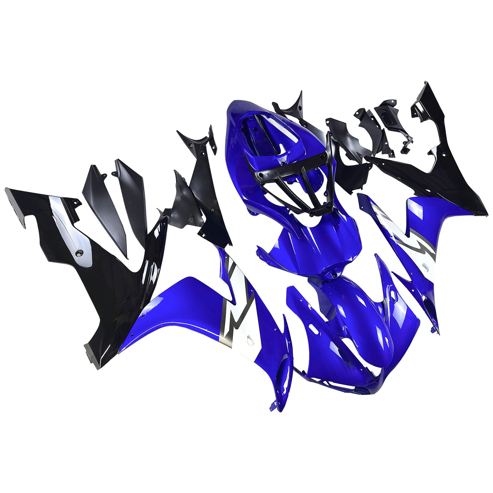 Amotopart 2004-2006 Yamaha YZF 1000 R1 blauw wit zwart kuipset