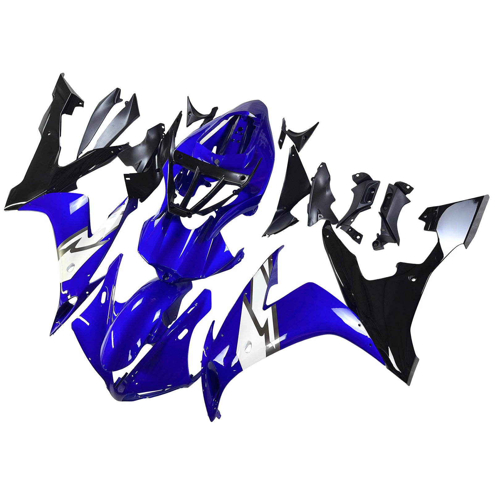 Amotopart 2004-2006 Yamaha YZF 1000 R1 blauw wit zwart kuipset