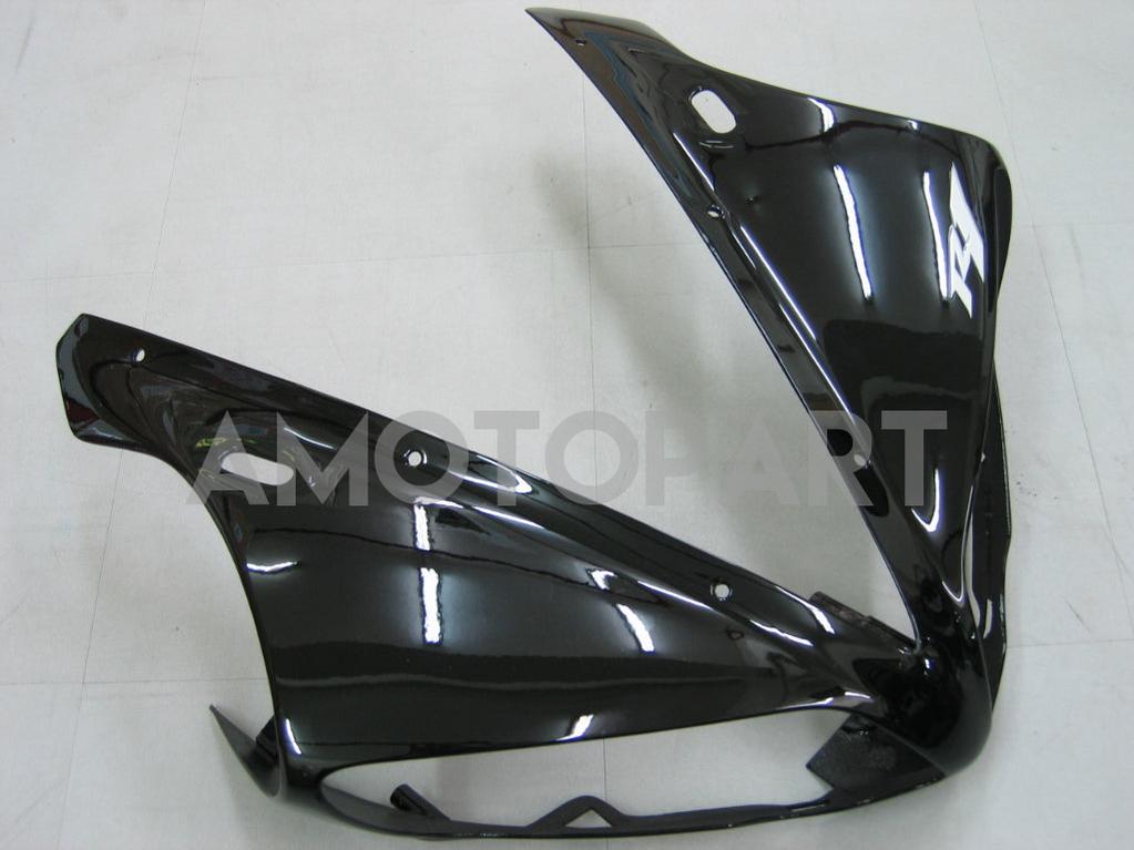 Amotopart 2004-2006 Yamaha YZF-R1 negro con kit de carenado de logotipos