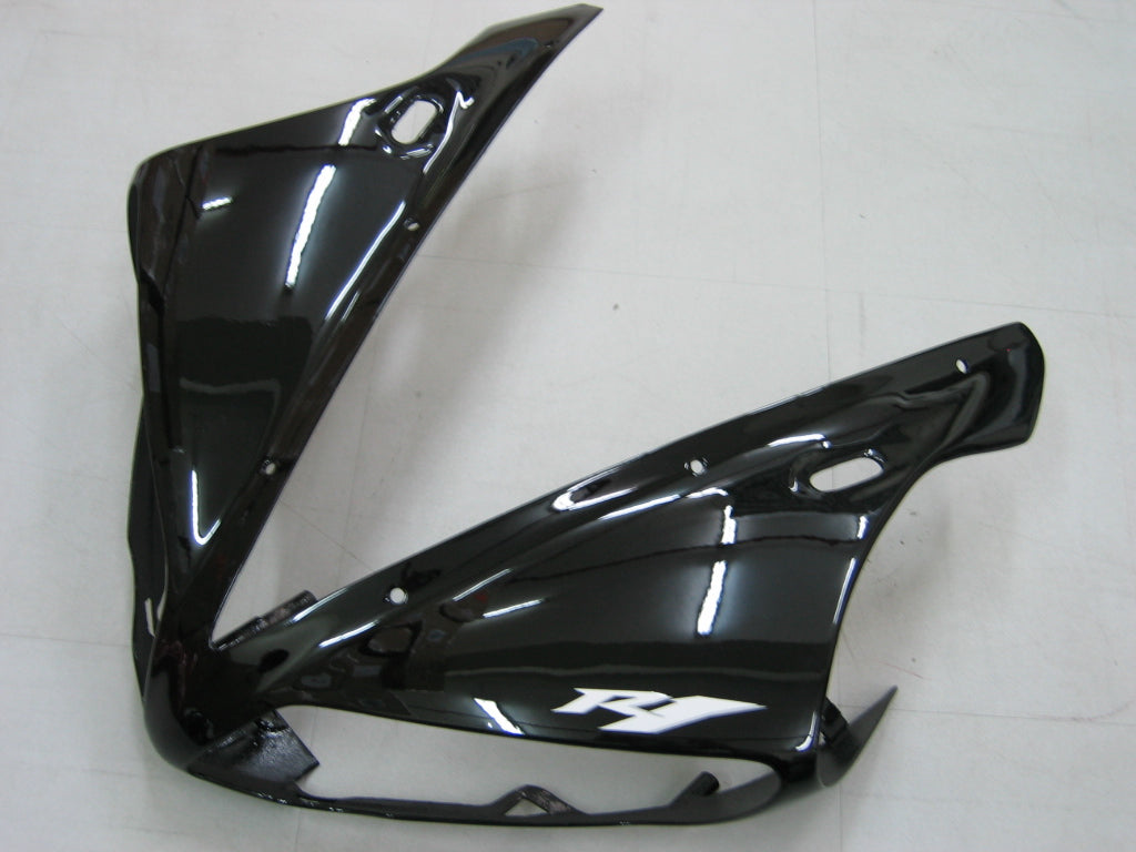 Amotopart 2004-2006 Yamaha YZF-R1 Black with Logos Fairing Kit