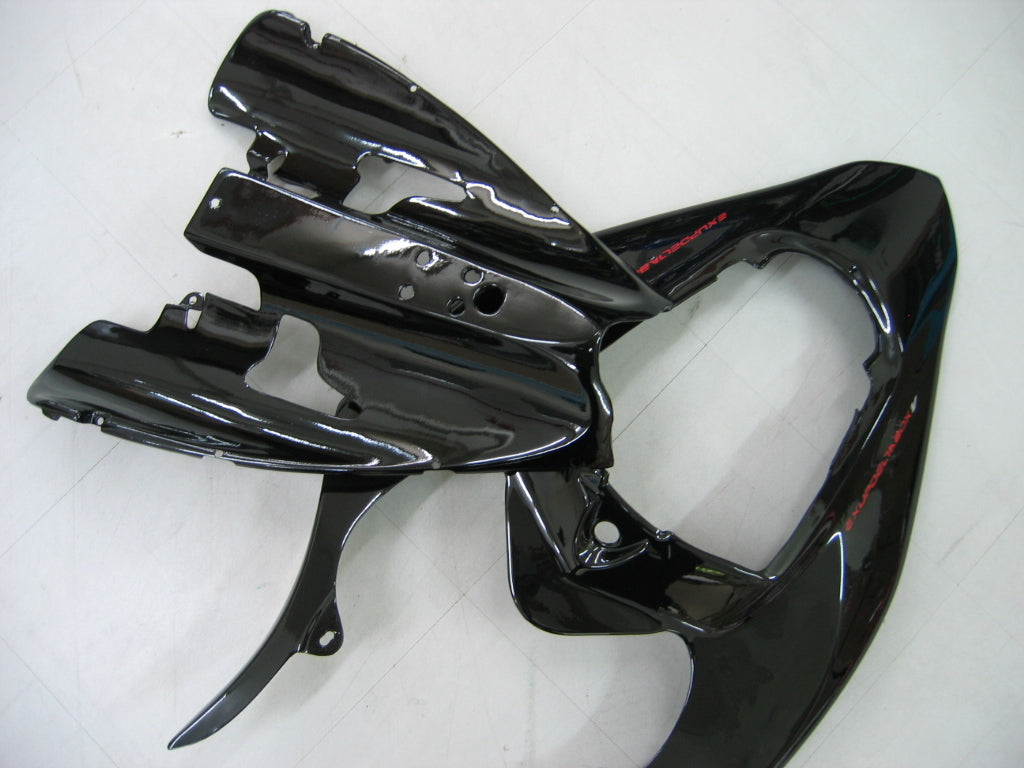 Amotopart 2004–2006 Yamaha YZF-R1 Schwarz mit Logos Verkleidungsset