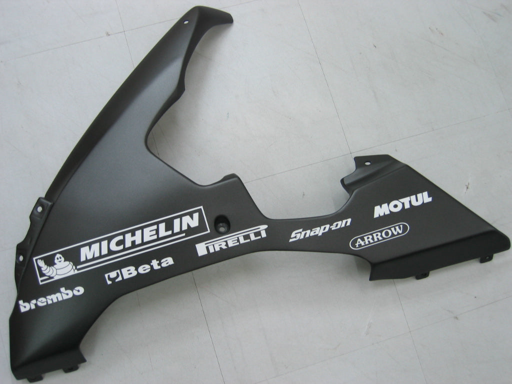 Amotopart 2004–2006 Yamaha YZF-R1 Schwarz mit Logos Verkleidungsset