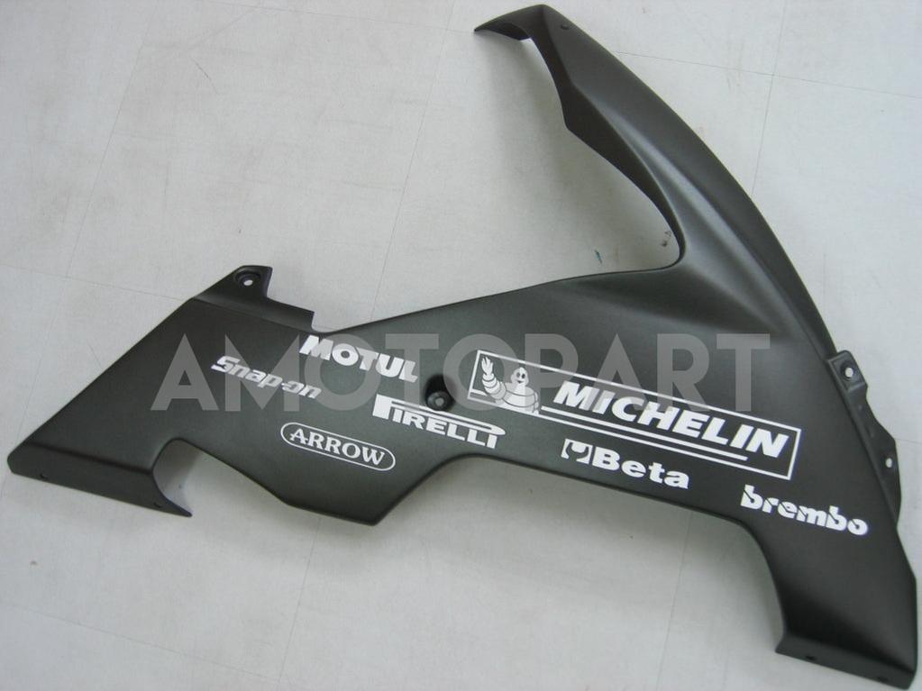 Amotopart 2004-2006 Yamaha YZF-R1 negro con kit de carenado de logotipos