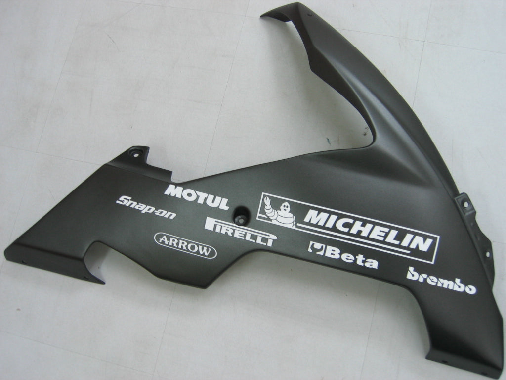 Amotopart 2004–2006 Yamaha YZF-R1 Schwarz mit Logos Verkleidungsset