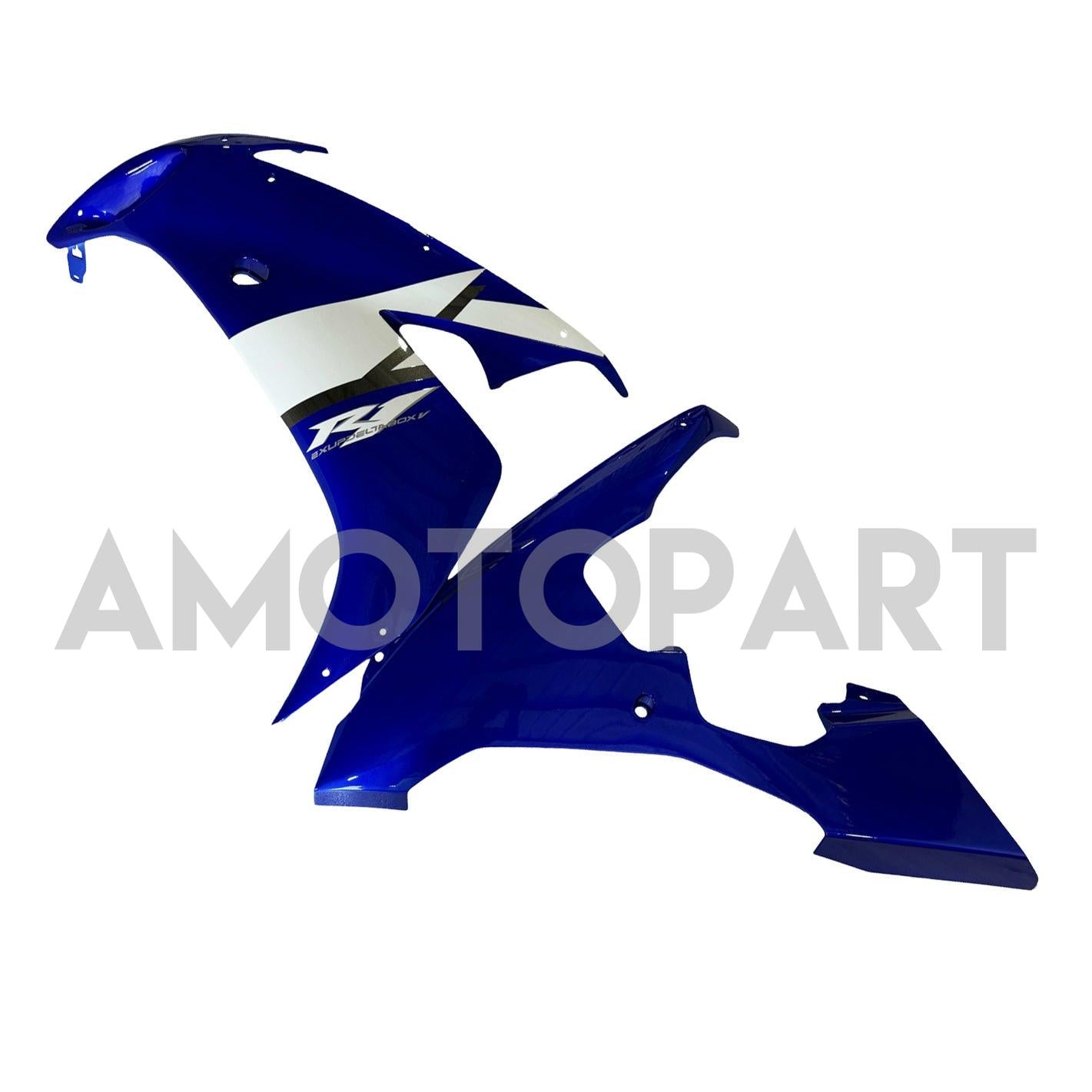 Amotopart Yamaha 2004-2006 YZF 1000 R1 White Golden Logos Fairing Kit