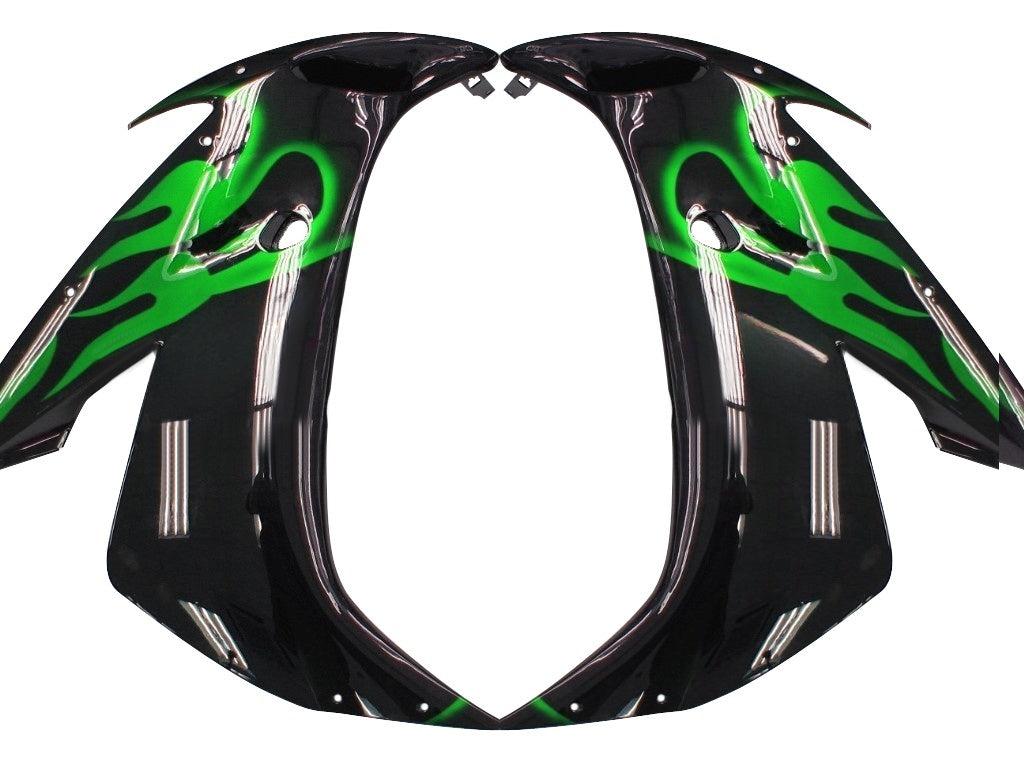 Amotopart 2004-2006 Yamaha R1 Fairing Black&Green Kit