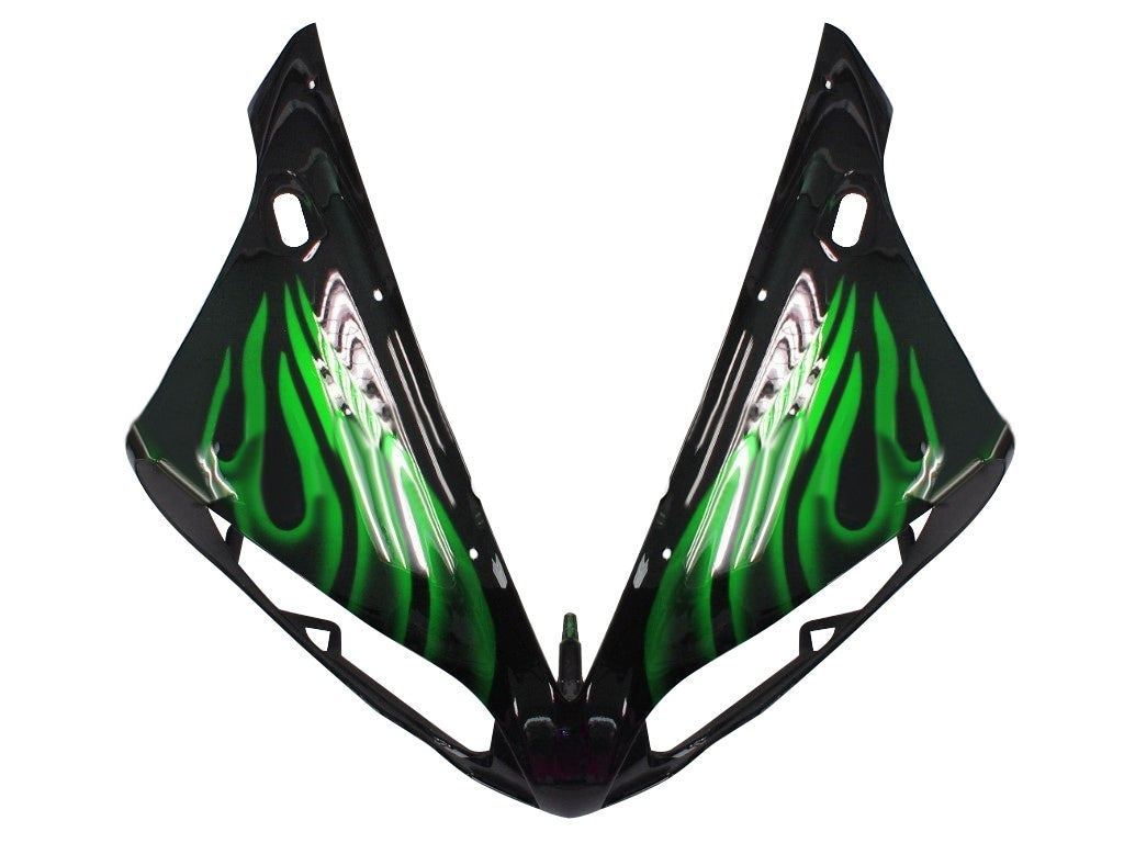 Amotopart 2004-2006 Yamaha R1 Fairing Black&Green Kit