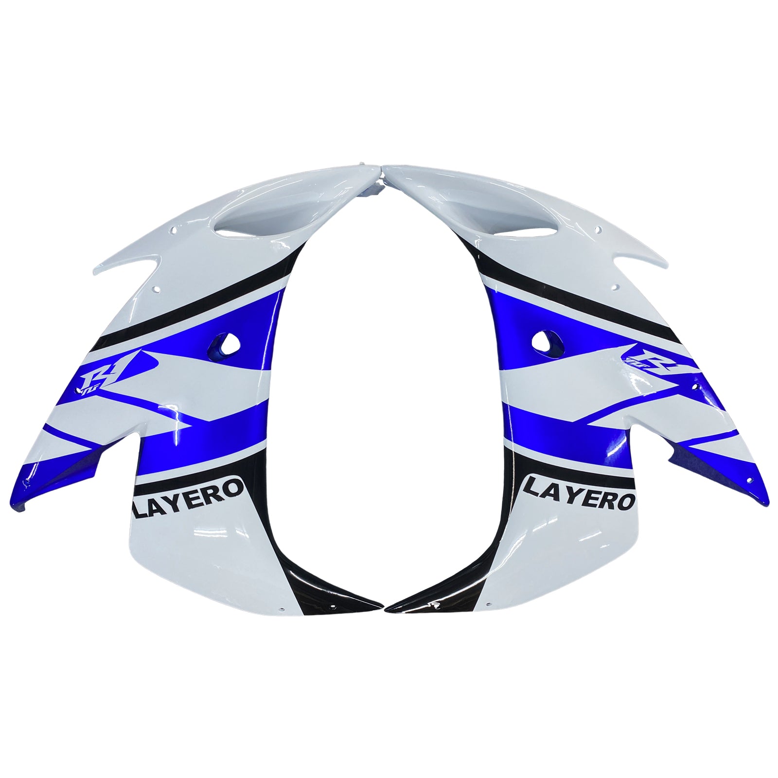 Amotopart Yamaha YZF 1000 R1 2004-2006 White&Blue Style2 Fairing Kit