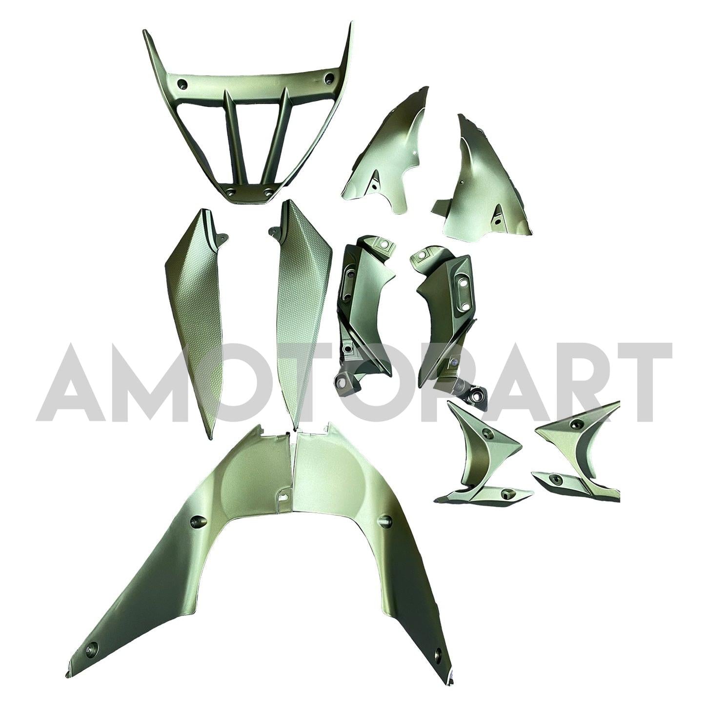 Amotopart 2004-2006 YZF 1000 R1 Yamaha Kit de carenado verde mate y negro