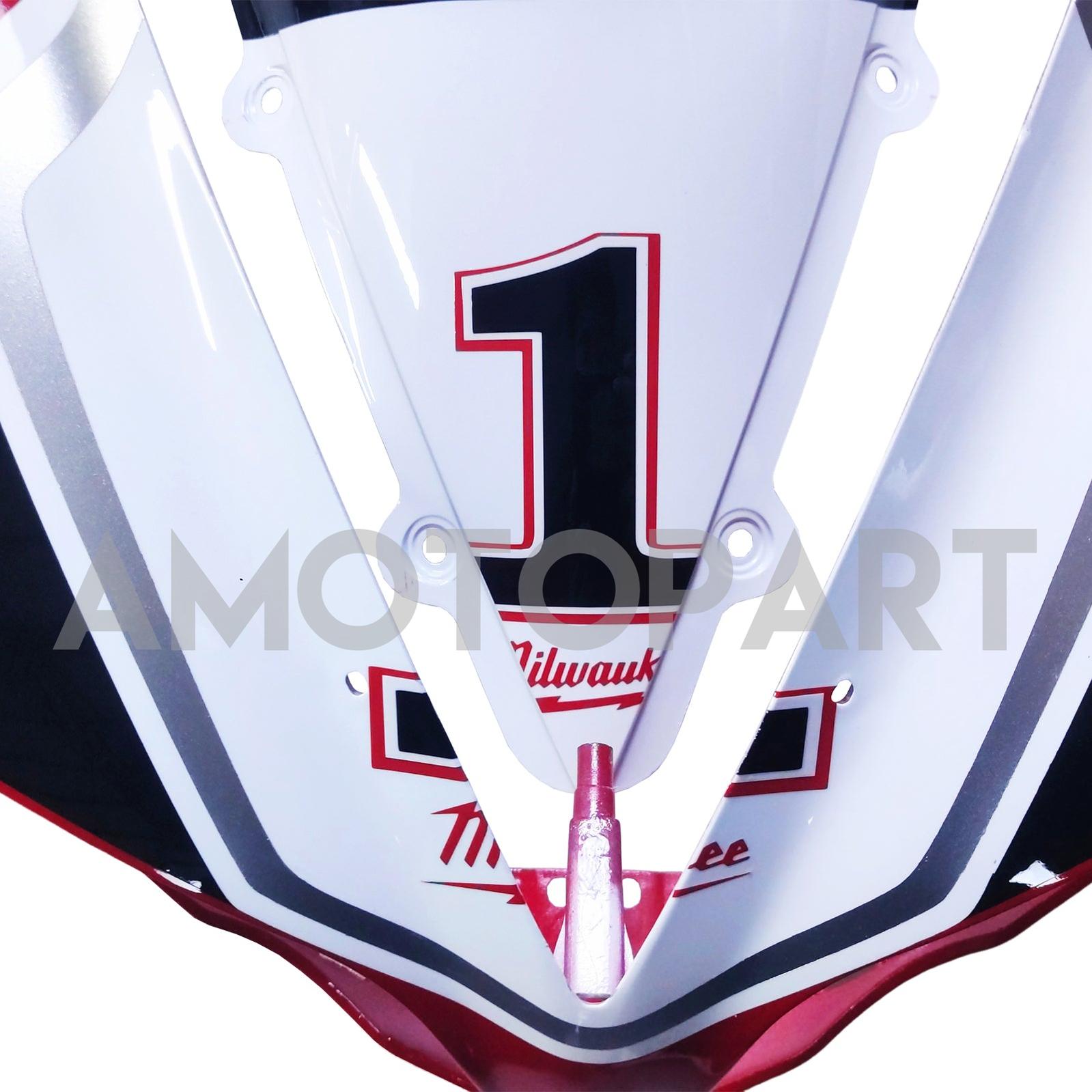 Amotopart 2004-2006 YZF 1000 R1 Yamaha Red&White Fairing Kit