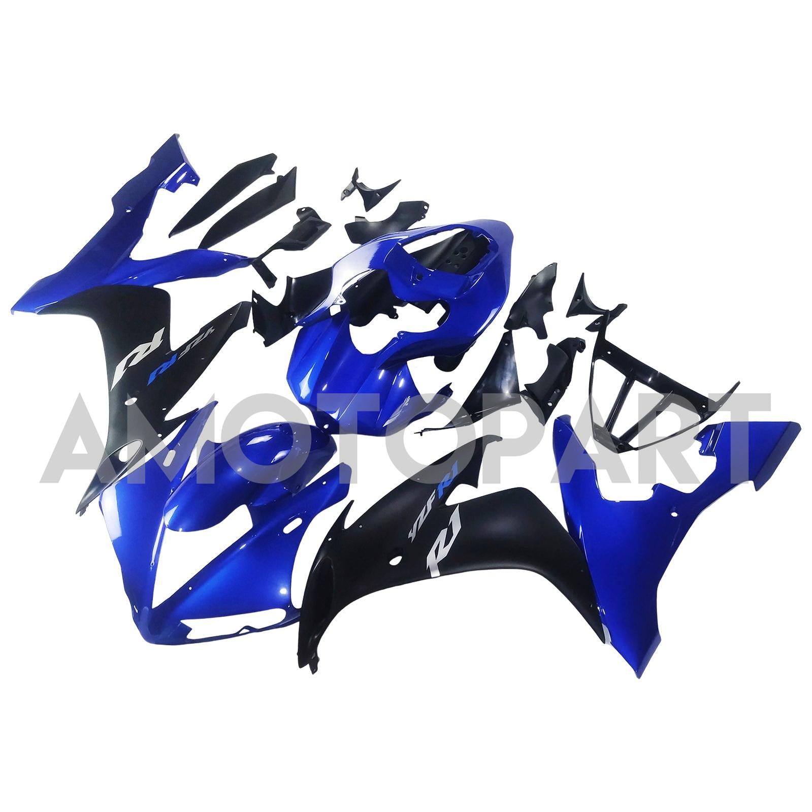 Amotopart 2004-2006 YZF 1000 R1 Yamaha Blue&Black Fairing Kit