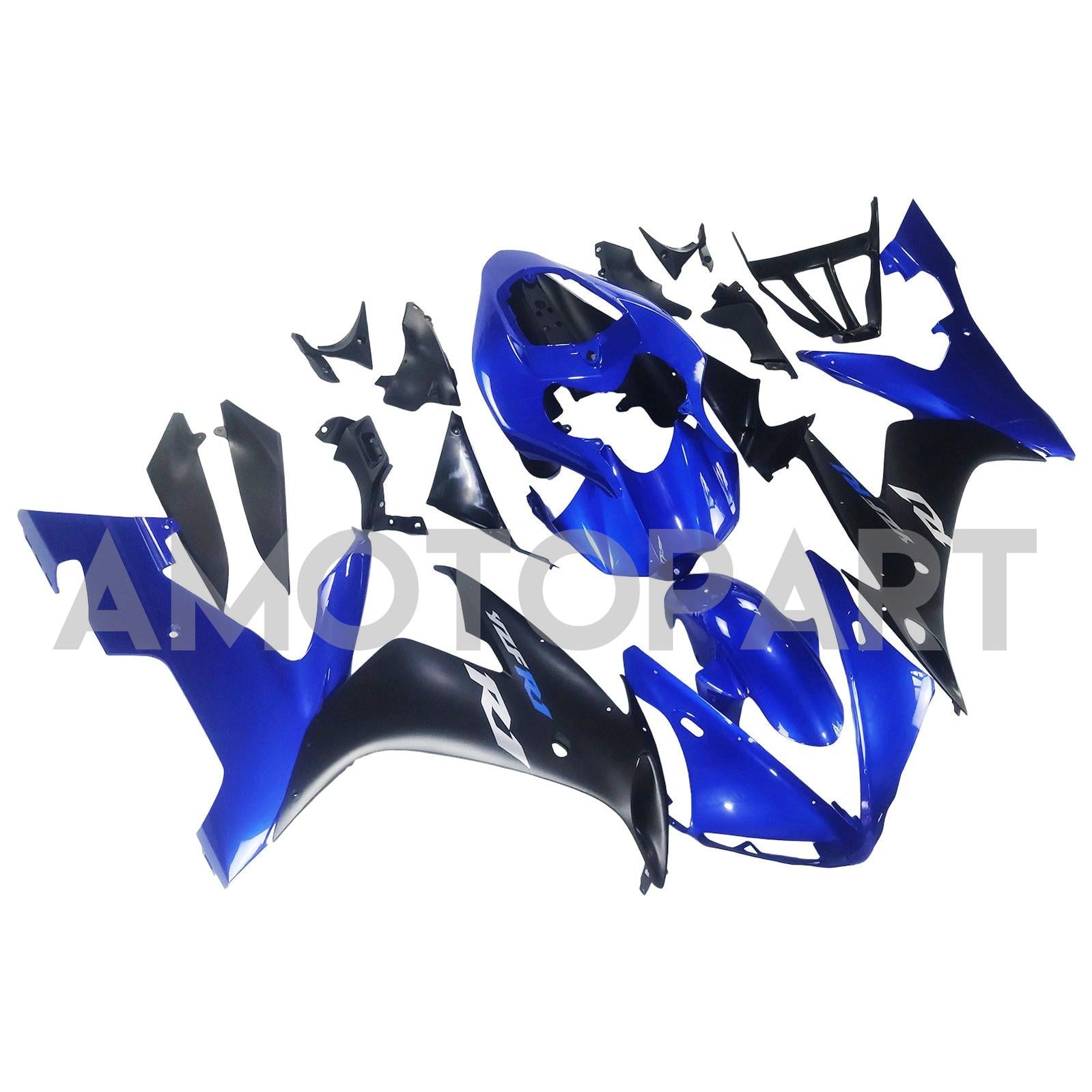 Amotopart 2004-2006 YZF 1000 R1 Yamaha Blue&Black Fairing Kit
