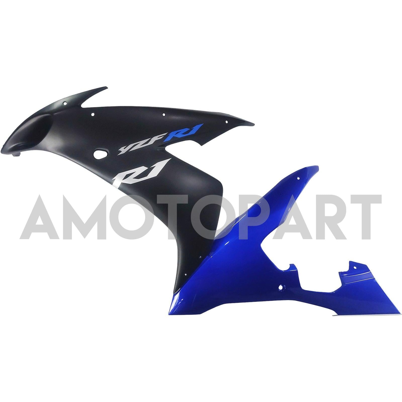 Amotopart 2004-2006 YZF 1000 R1 Yamaha Blue&Black Fairing Kit