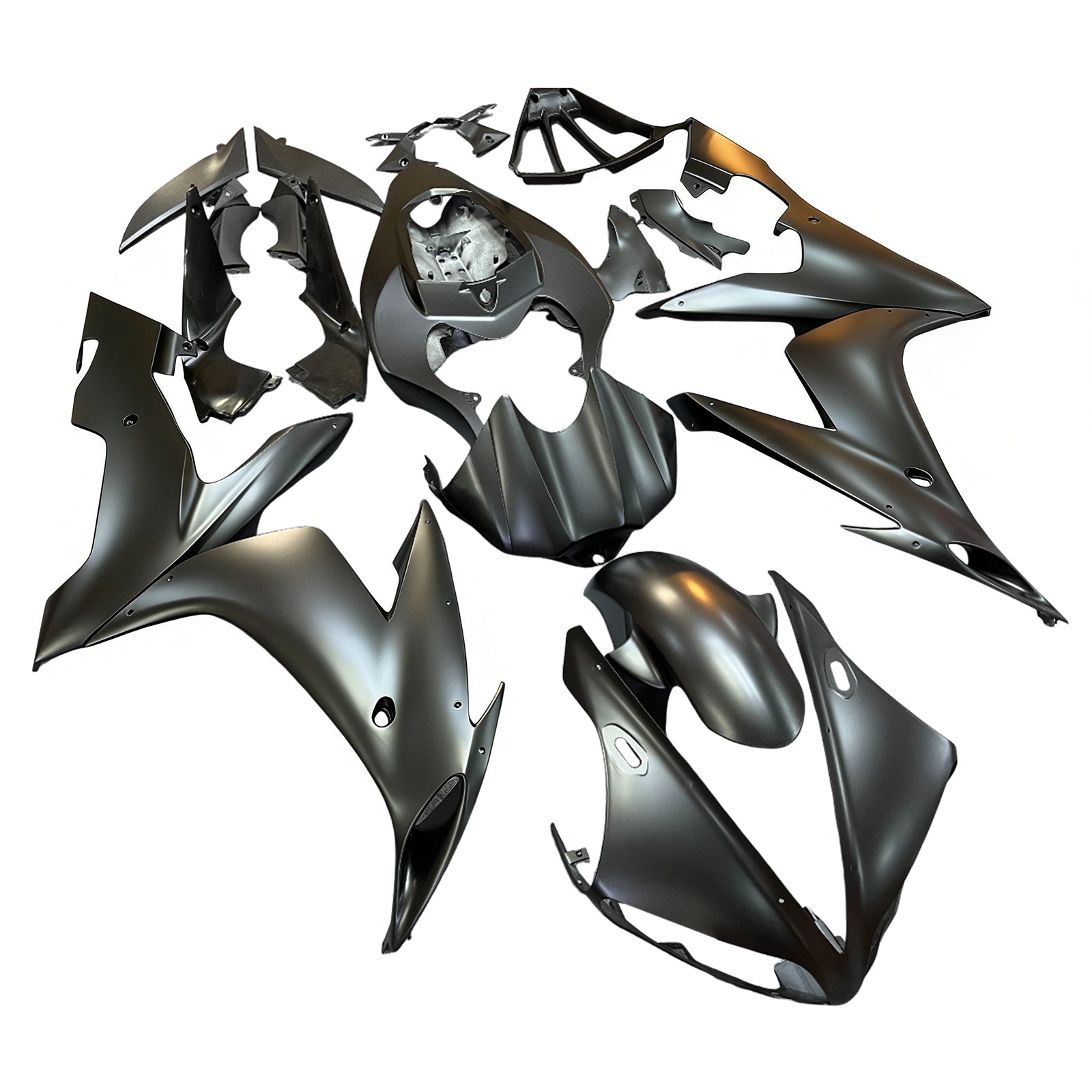 Amotopart 2004-2006 YZF 1000 R1 Yamaha Black Fairing Kit