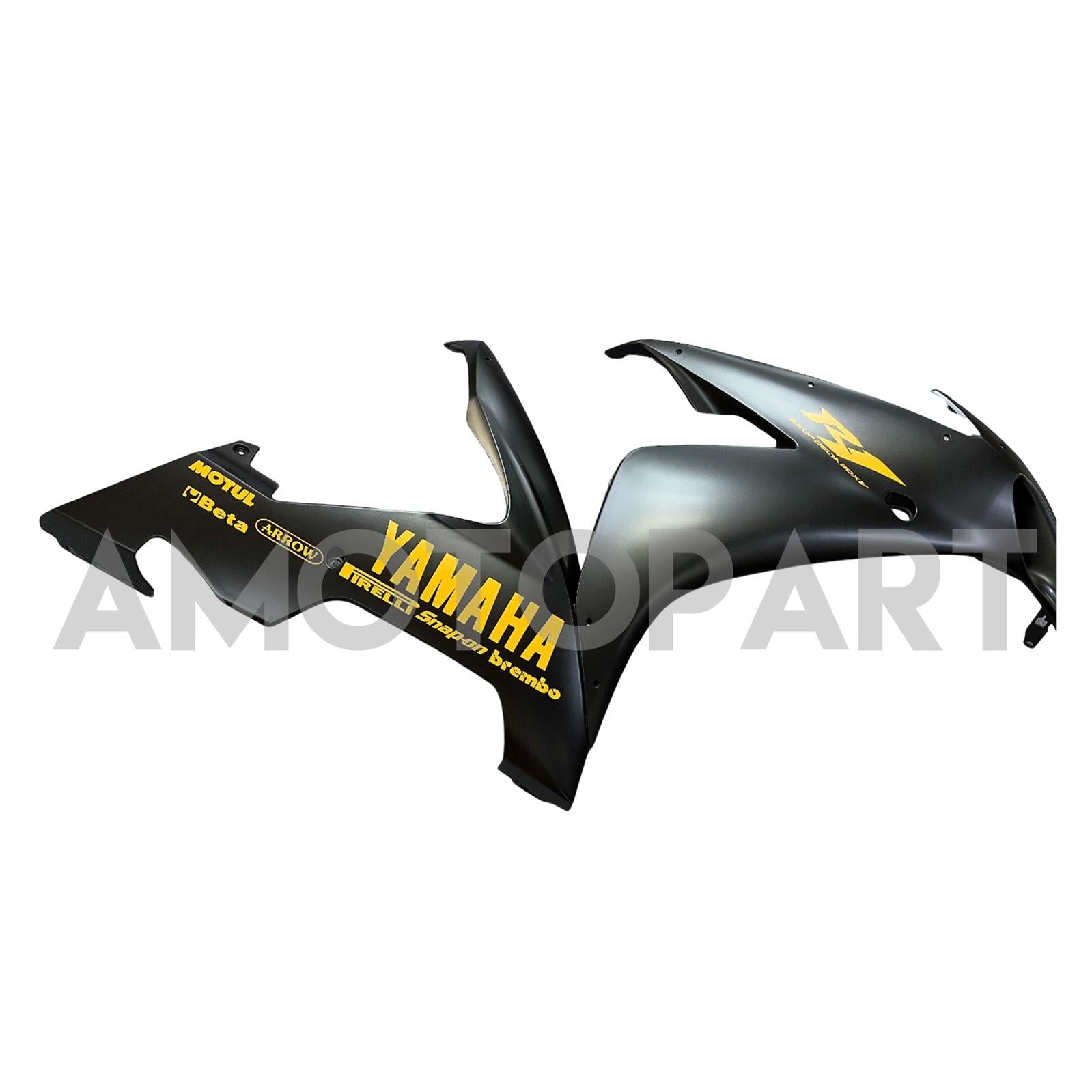 Amotopart 2004-2006 YZF 1000 R1 Yamaha Black&Orange Fairing Kit