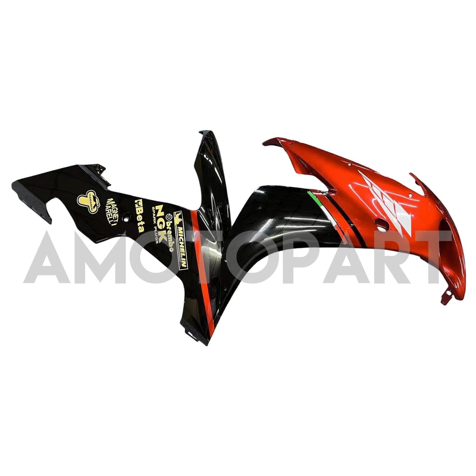 Amotopart 2004-2006 YZF 1000 R1 Yamaha Glanzrot&Schwarzes Verkleidungsset