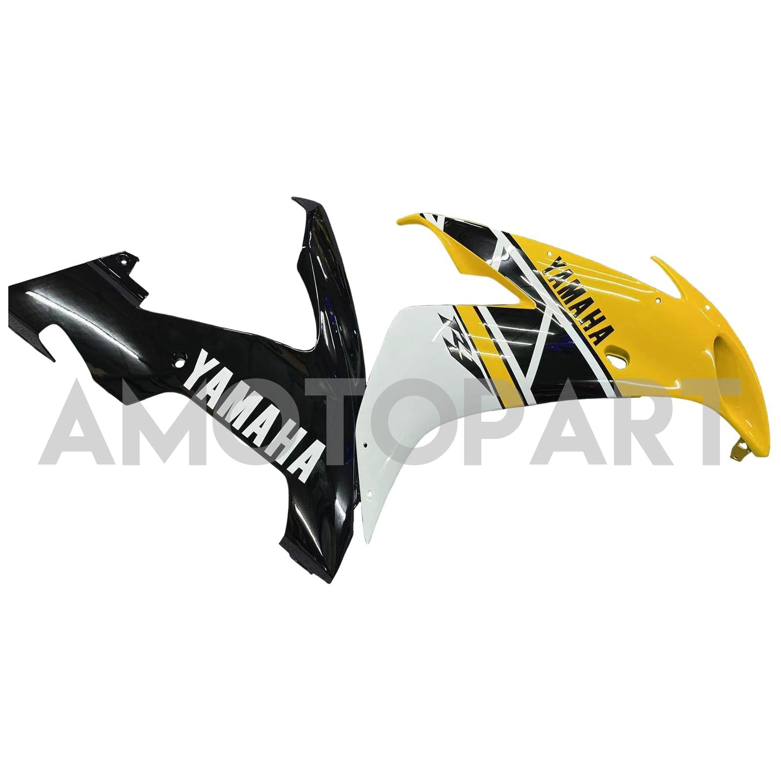 AMOTOPART YAMAHA YZF 1000 R1 2004-2006 Yellow & White Kuip Kit