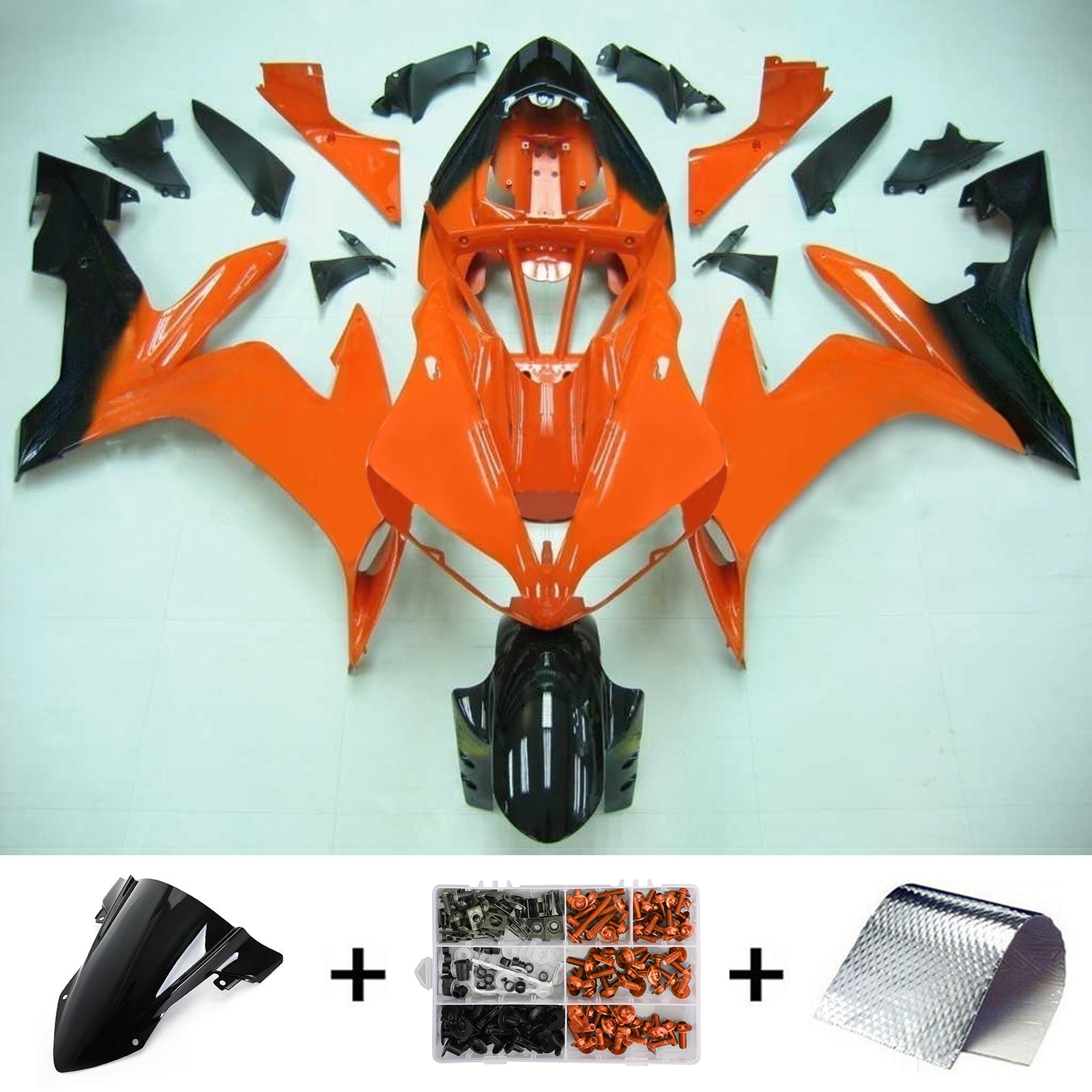 Injection Fairing Kit Bodywork Plastic ABS fit For Yamaha YZF 1000 R1 2004-2006
