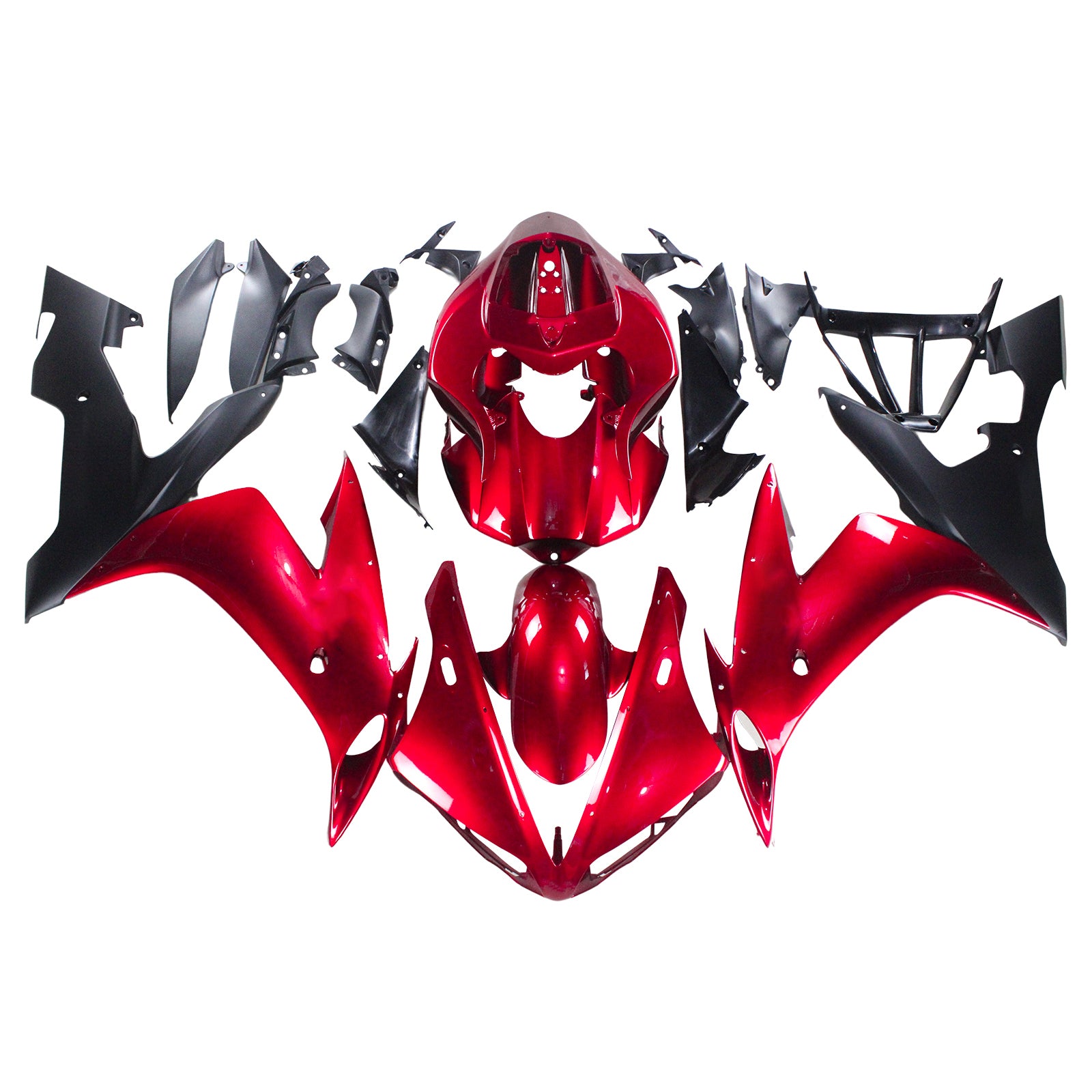 Amotopart ヤマハ 2004-2006 YZF 1000 R1 レッド フェアリングキット