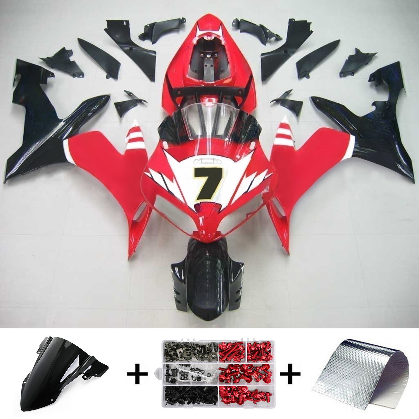 Injection Fairing Kit Bodywork Plastic ABS fit For Yamaha YZF 1000 R1 2004-2006