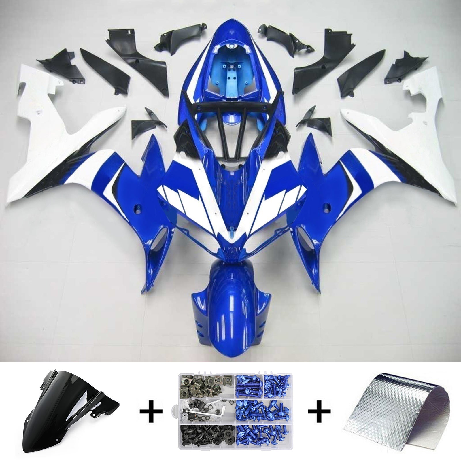 Injection Fairing Kit Bodywork Plastic ABS fit For Yamaha YZF 1000 R1 2004-2006