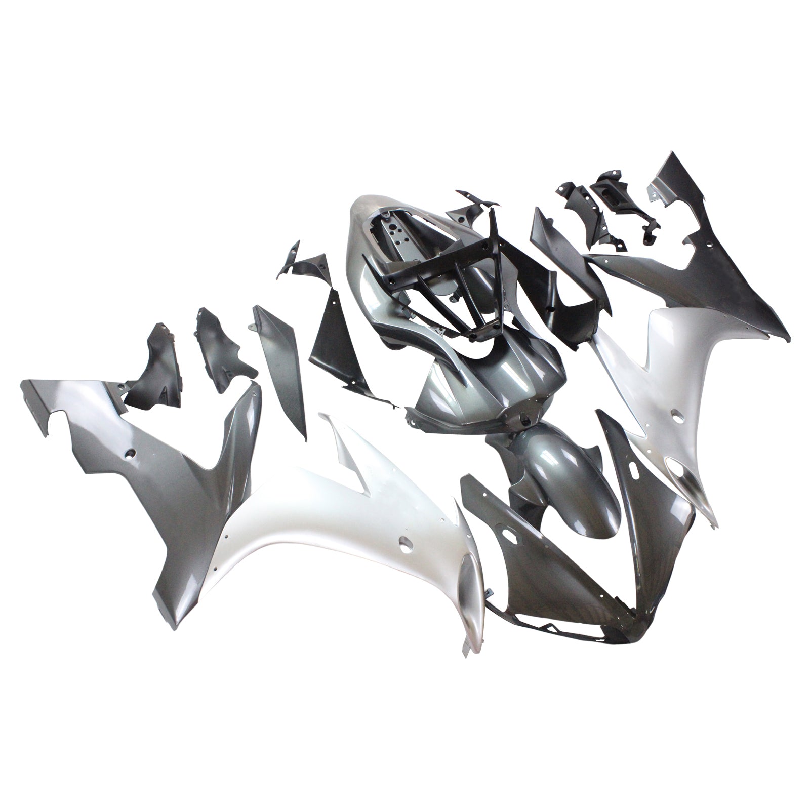 Amotopart Yamaha 2004-2006 YZF 1000 R1 Kit carenatura argento