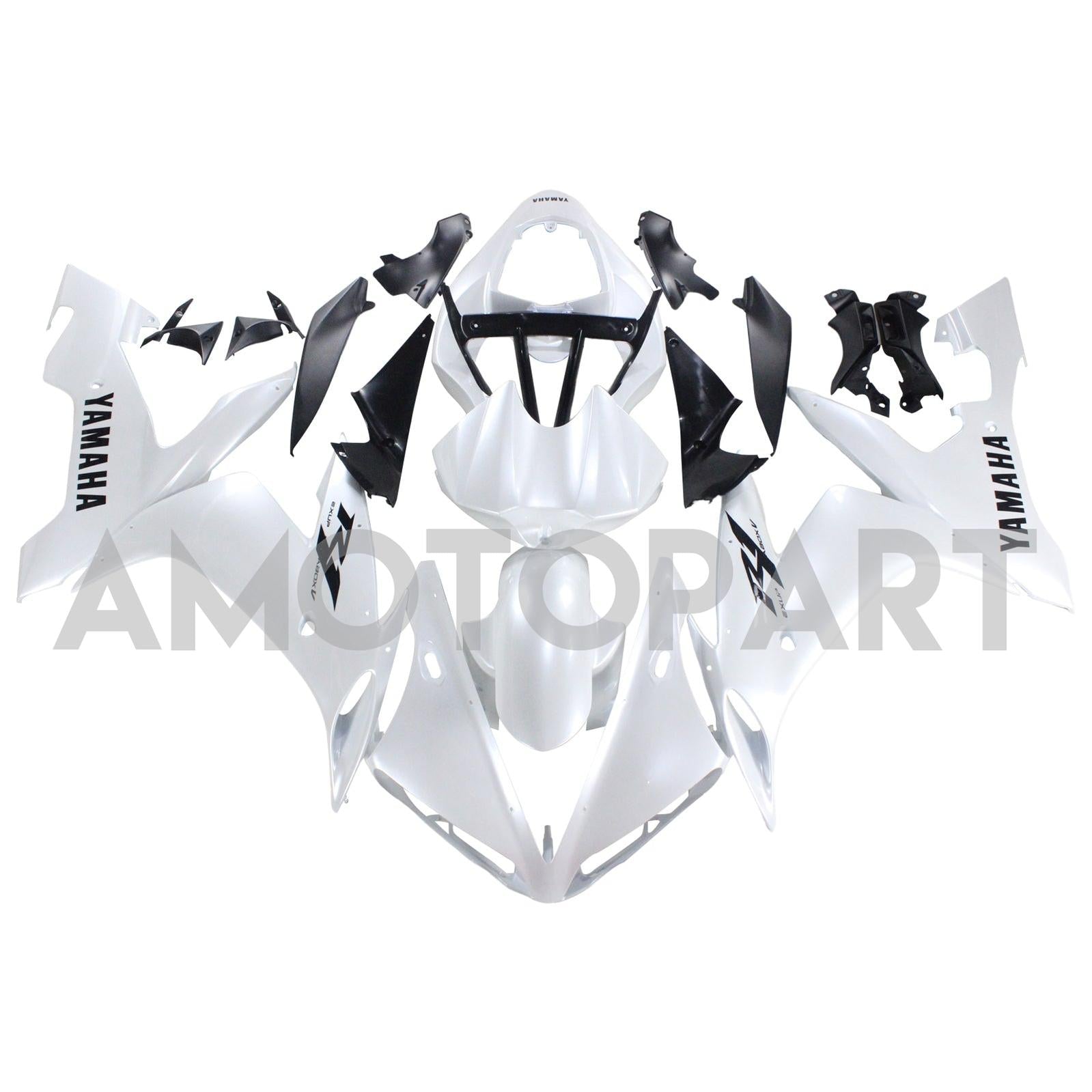 Amotopart 2004-2006 Yamaha YZF 1000 R1 Pearl White Fairing Kit