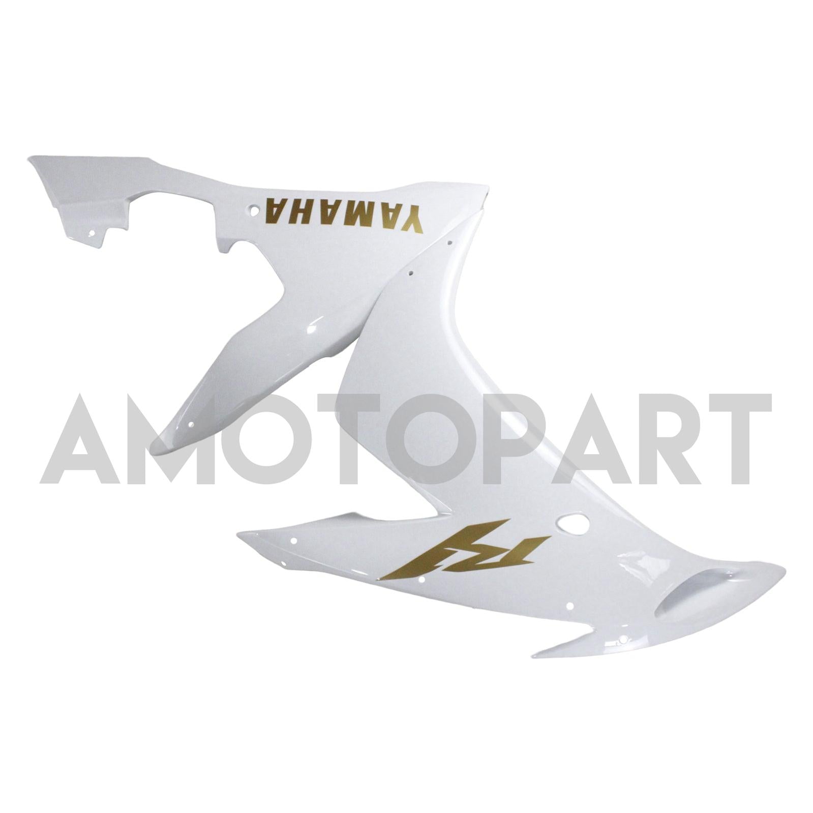 Amotopart Yamaha 2004-2006 YZF 1000 R1 Kit carenatura loghi dorati bianchi