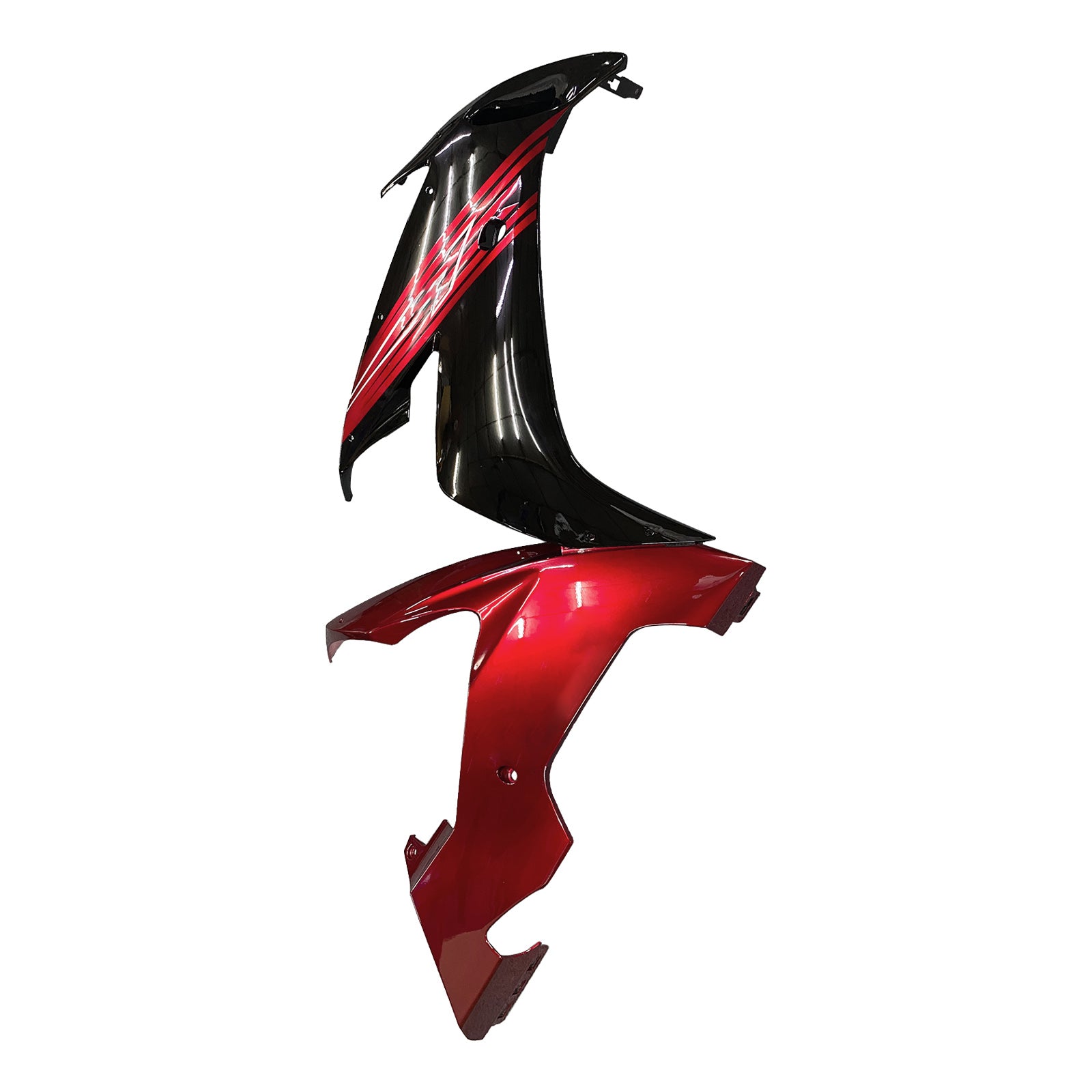 Amotopart 2004-2006 Yamaha YZF-R1 Red & Black Fairing Kit