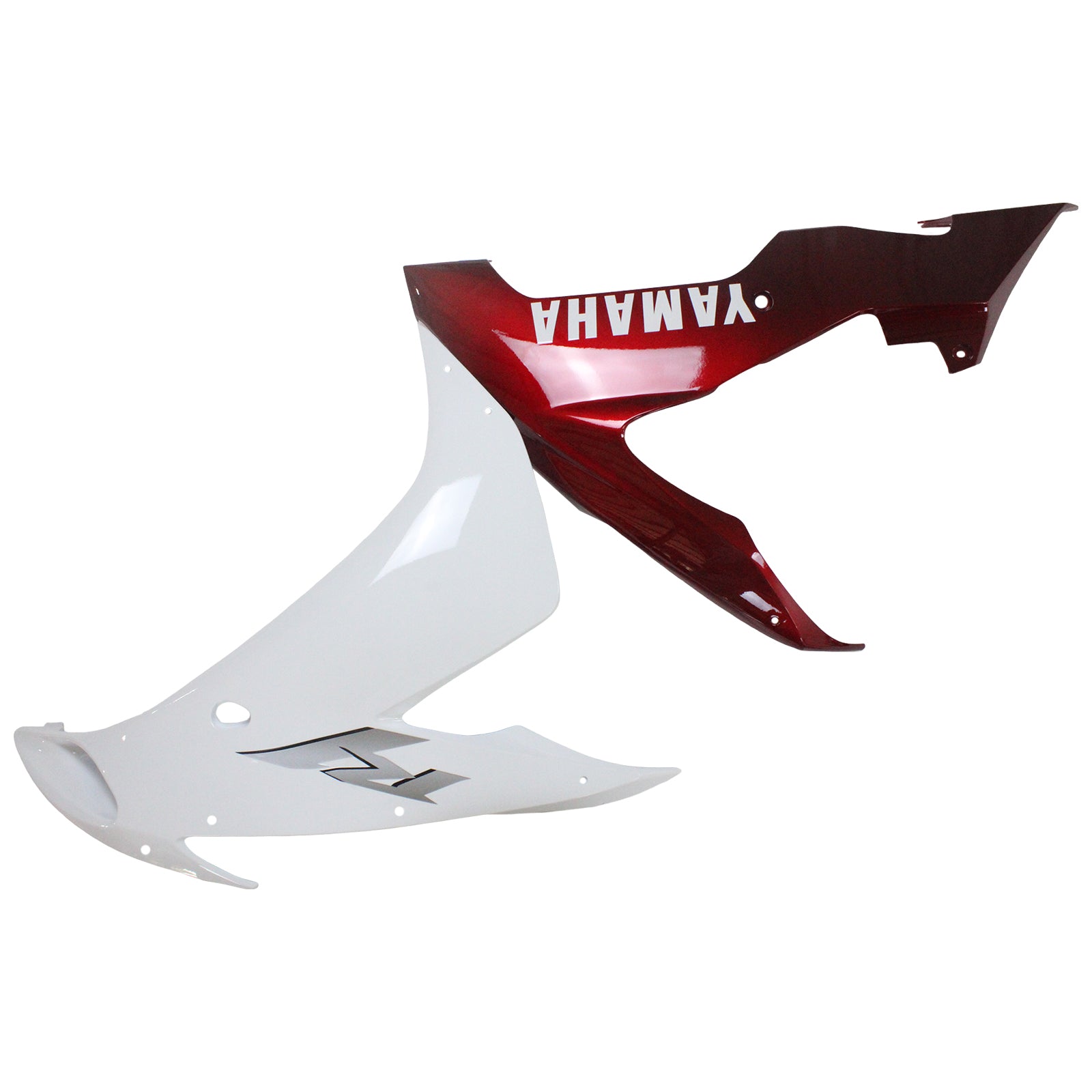 Amotopart 2004-2006 YZF 1000 R1 Yamaha Red&White Fairing Kit