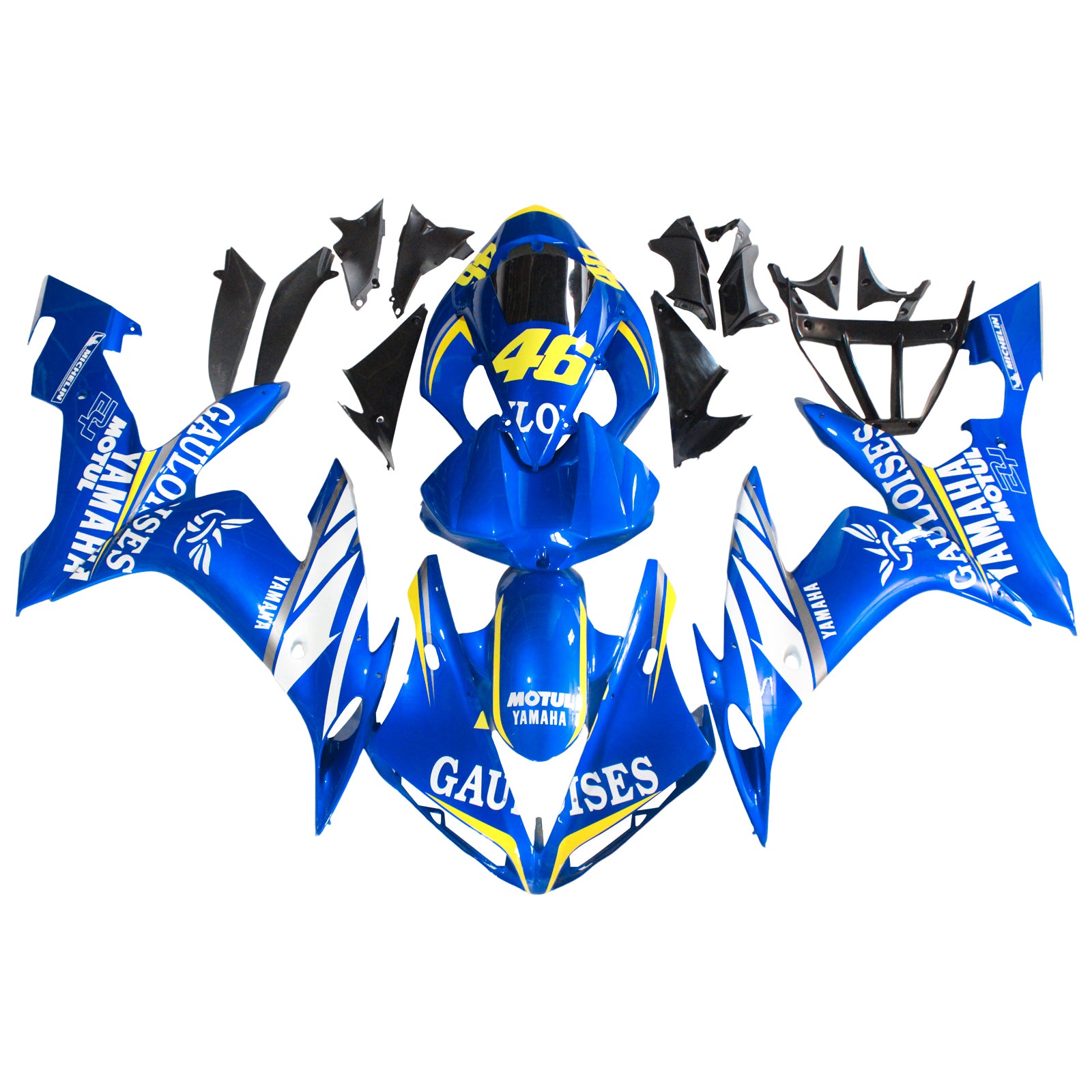 Kit carena iniezione carrozzeria in plastica ABS adatta per Yamaha YZF 1000 R1 2004-2006