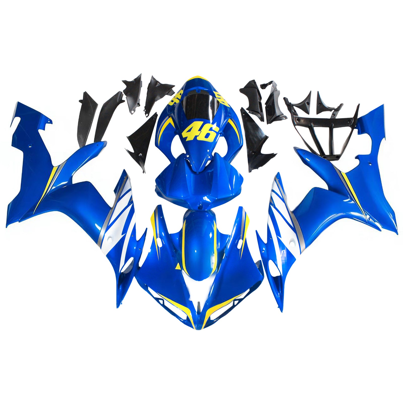 Injection Fairing Kit Bodywork Plastic ABS fit For Yamaha YZF 1000 R1 2004-2006