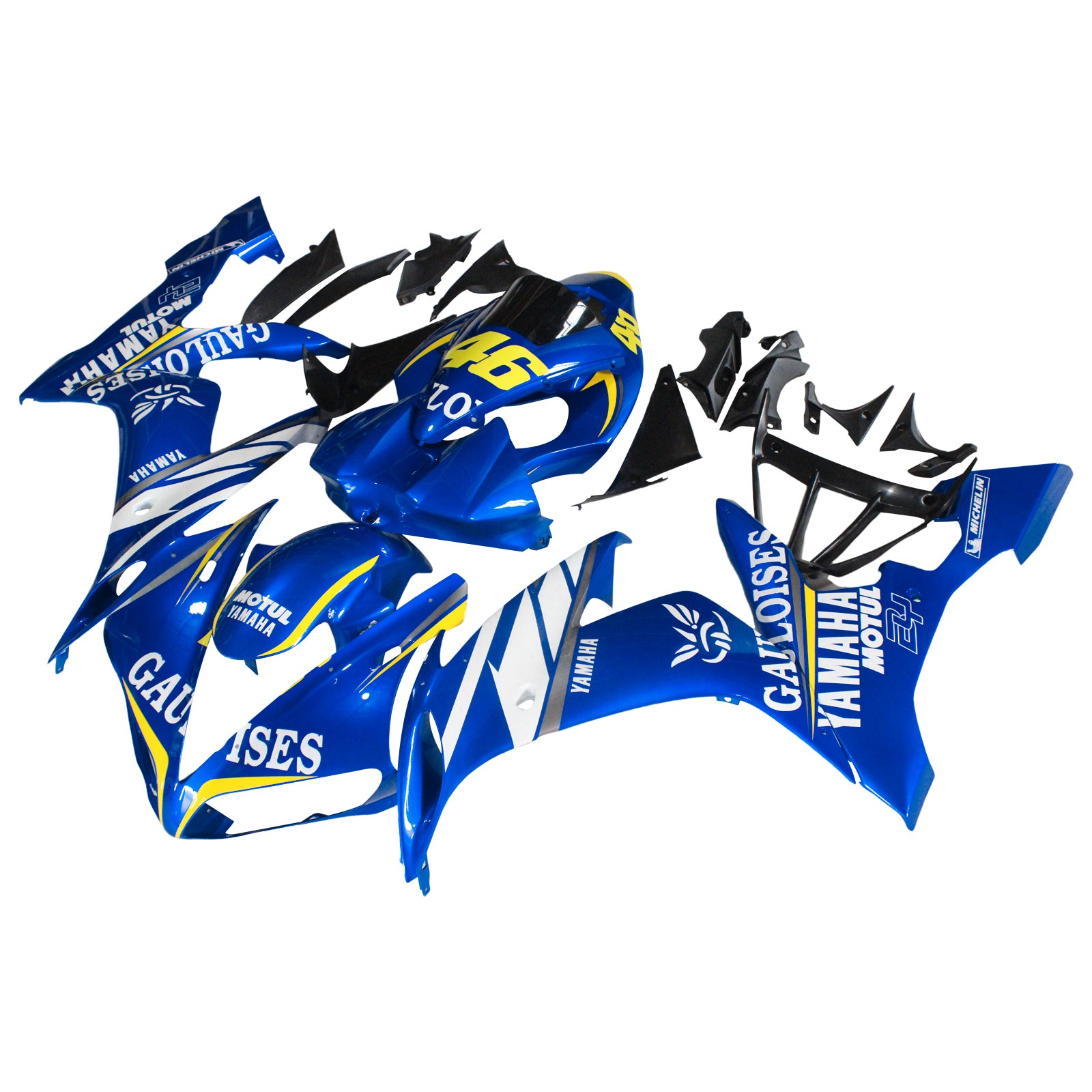 Einspritzverkleidungssatz Karosserie Kunststoff ABS passend für Yamaha YZF 1000 R1 2004-2006