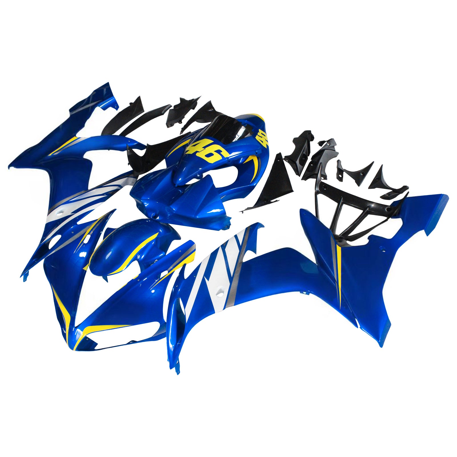 Einspritzverkleidungssatz Karosserie Kunststoff ABS passend für Yamaha YZF 1000 R1 2004-2006