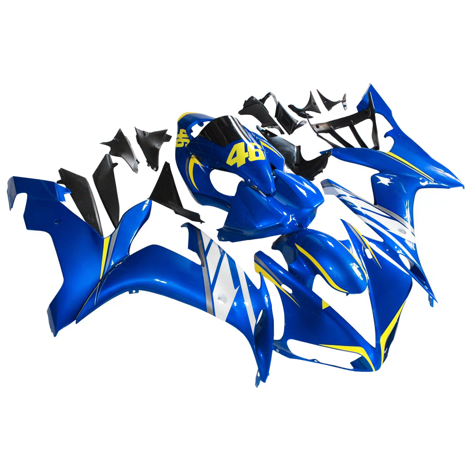 Einspritzverkleidungssatz Karosserie Kunststoff ABS passend für Yamaha YZF 1000 R1 2004-2006
