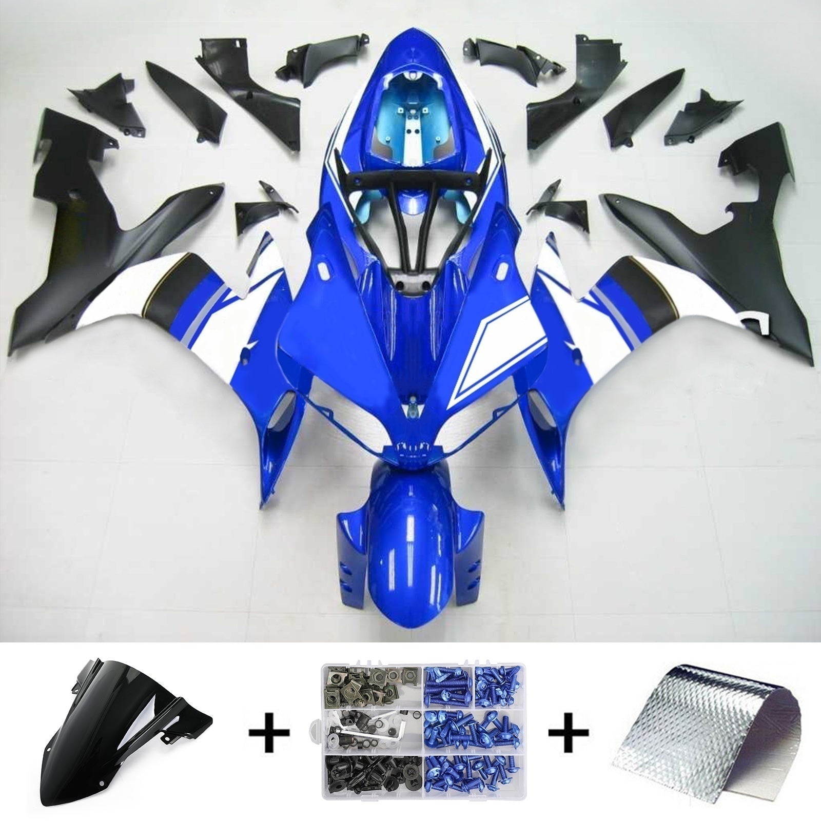 Injection Fairing Kit Bodywork Plastic ABS fit For Yamaha YZF 1000 R1 2004-2006