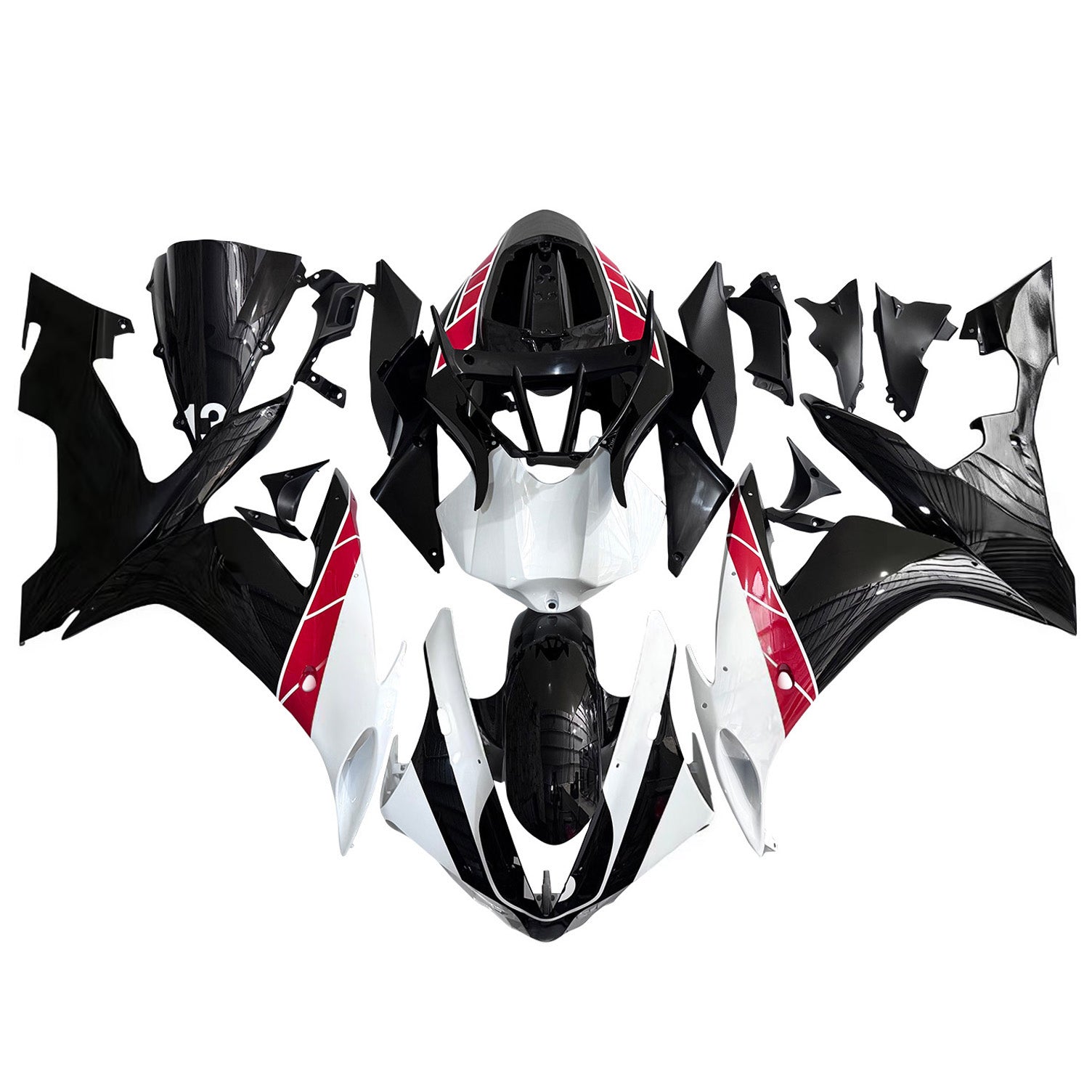 Injection Fairing Kit Bodywork Plastic ABS fit For Yamaha YZF 1000 R1 2004-2006