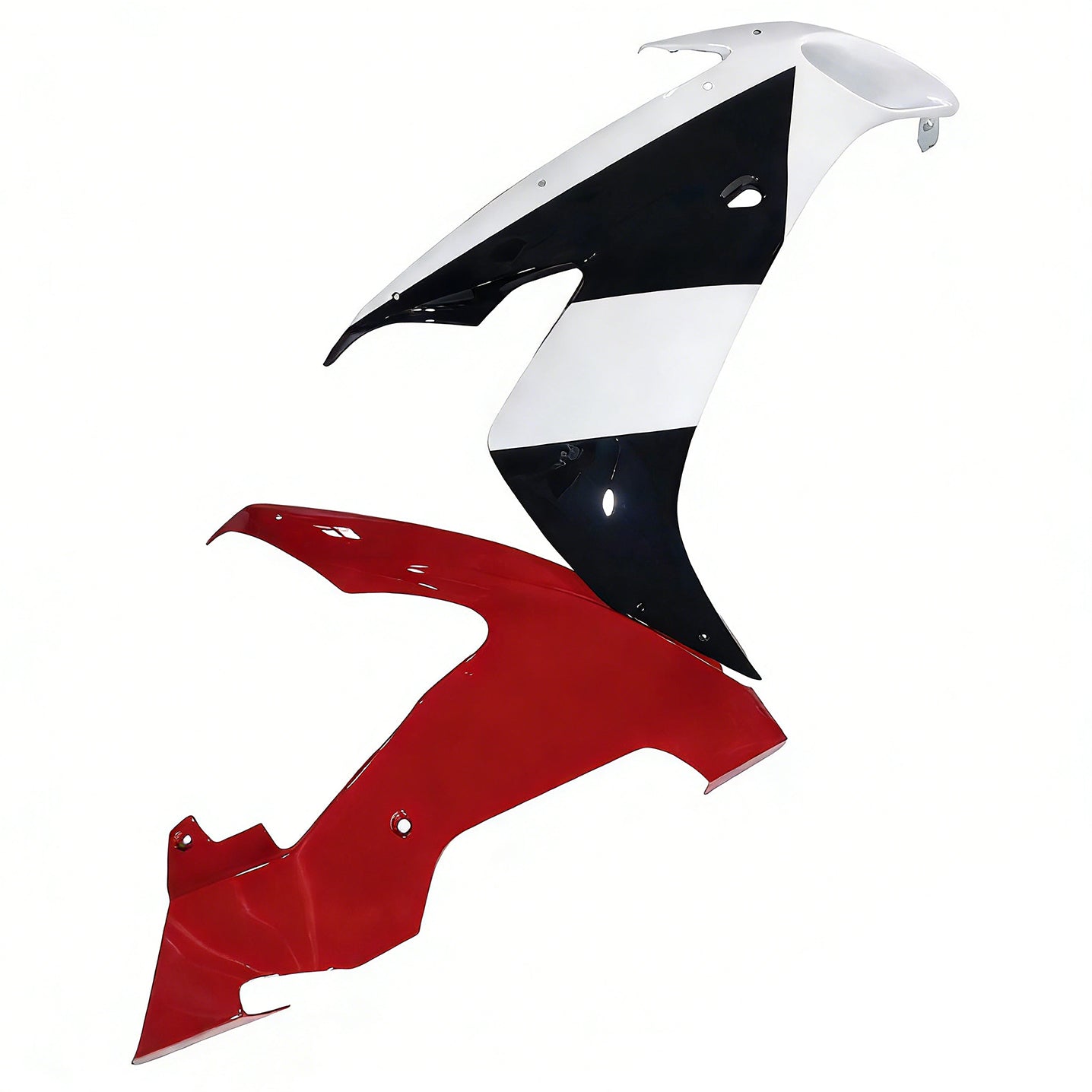 AMOTOPART 2004-2006 YZF 1000 R1 YAMAHA RED WHITE FAIRING KIT
