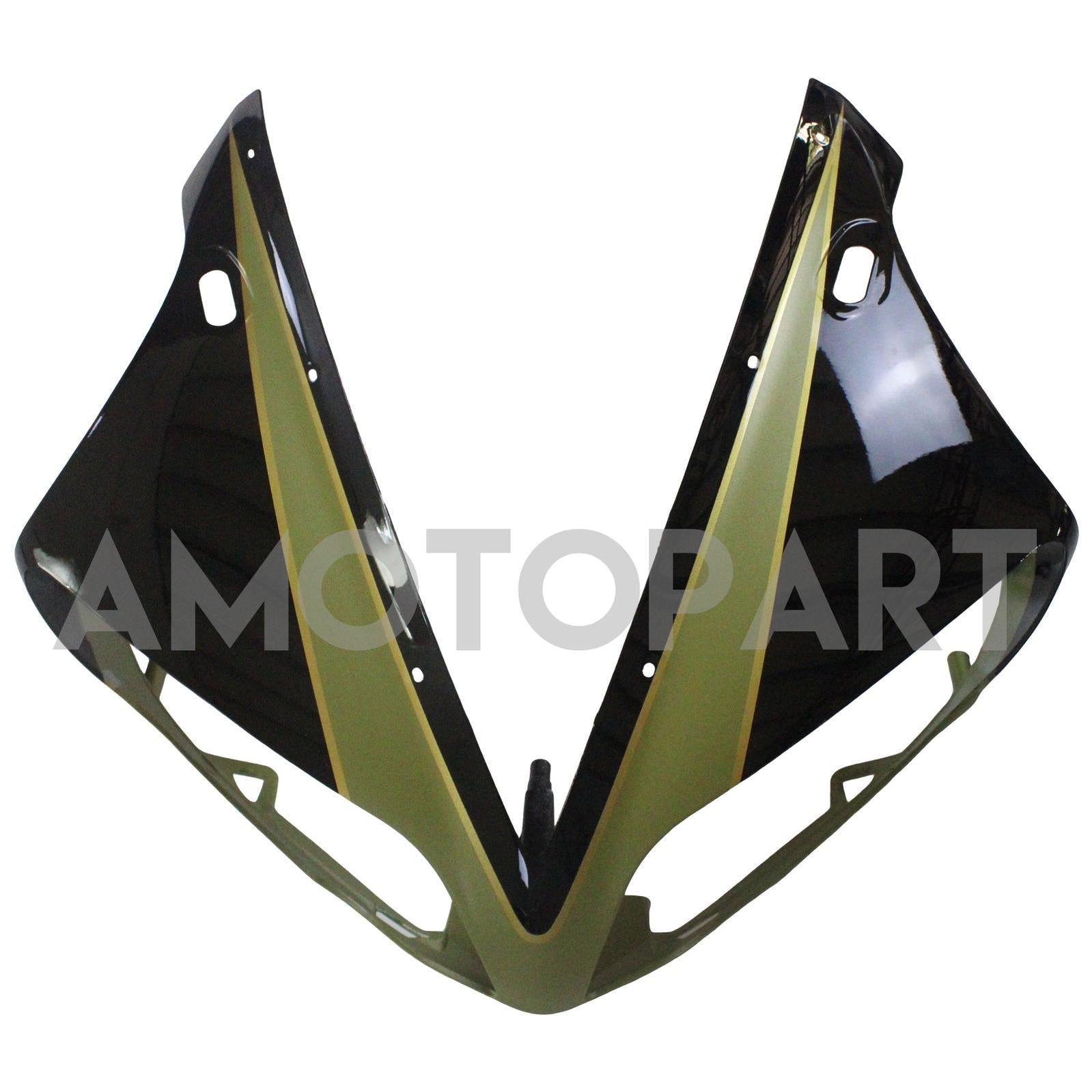 Amotopart Yamaha 2004-2006 YZF 1000 R1 Black Golden Fairing Kit