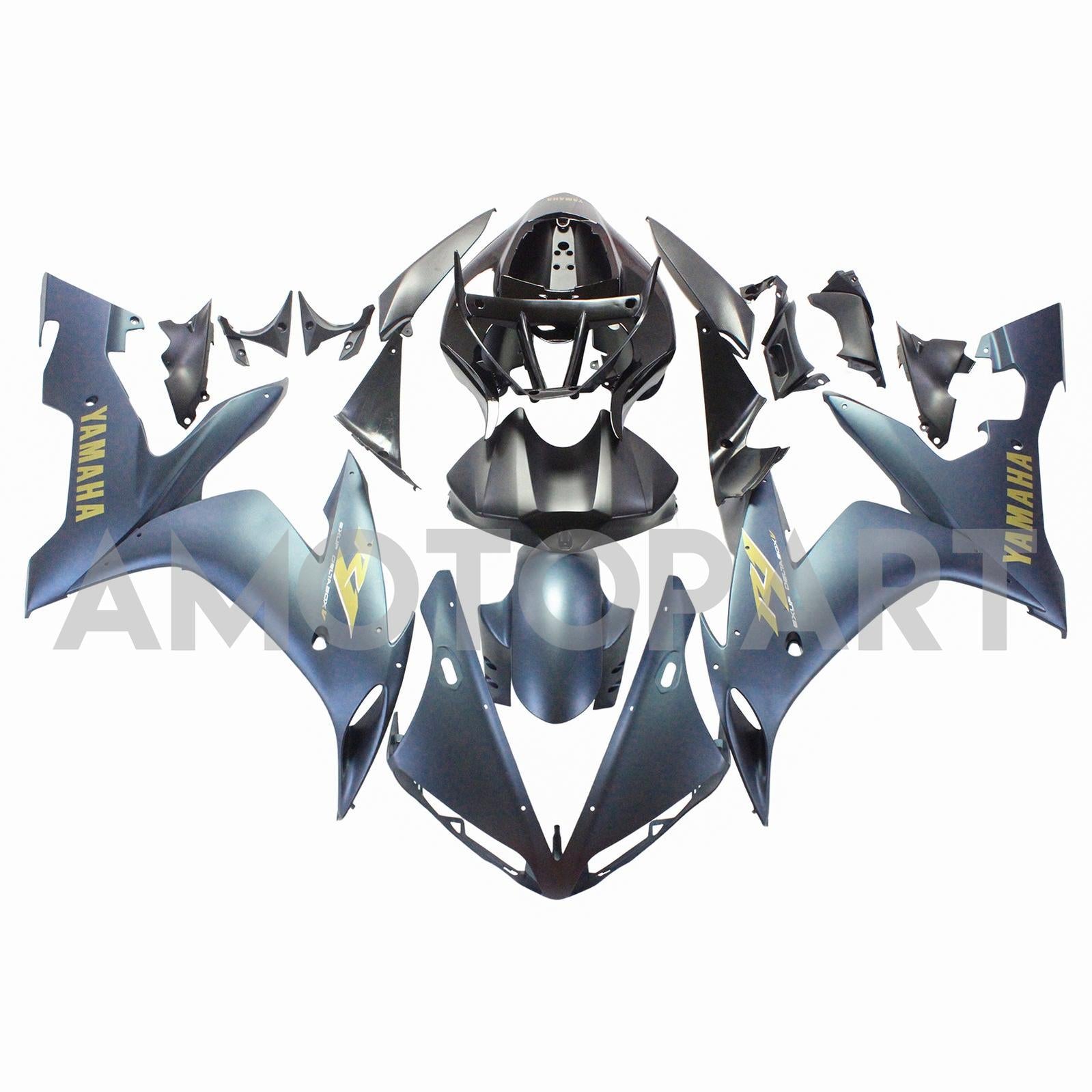 Amotopart 2004-2006 Yamaha YZF 1000 R1 Dark Blue Fairing Kit