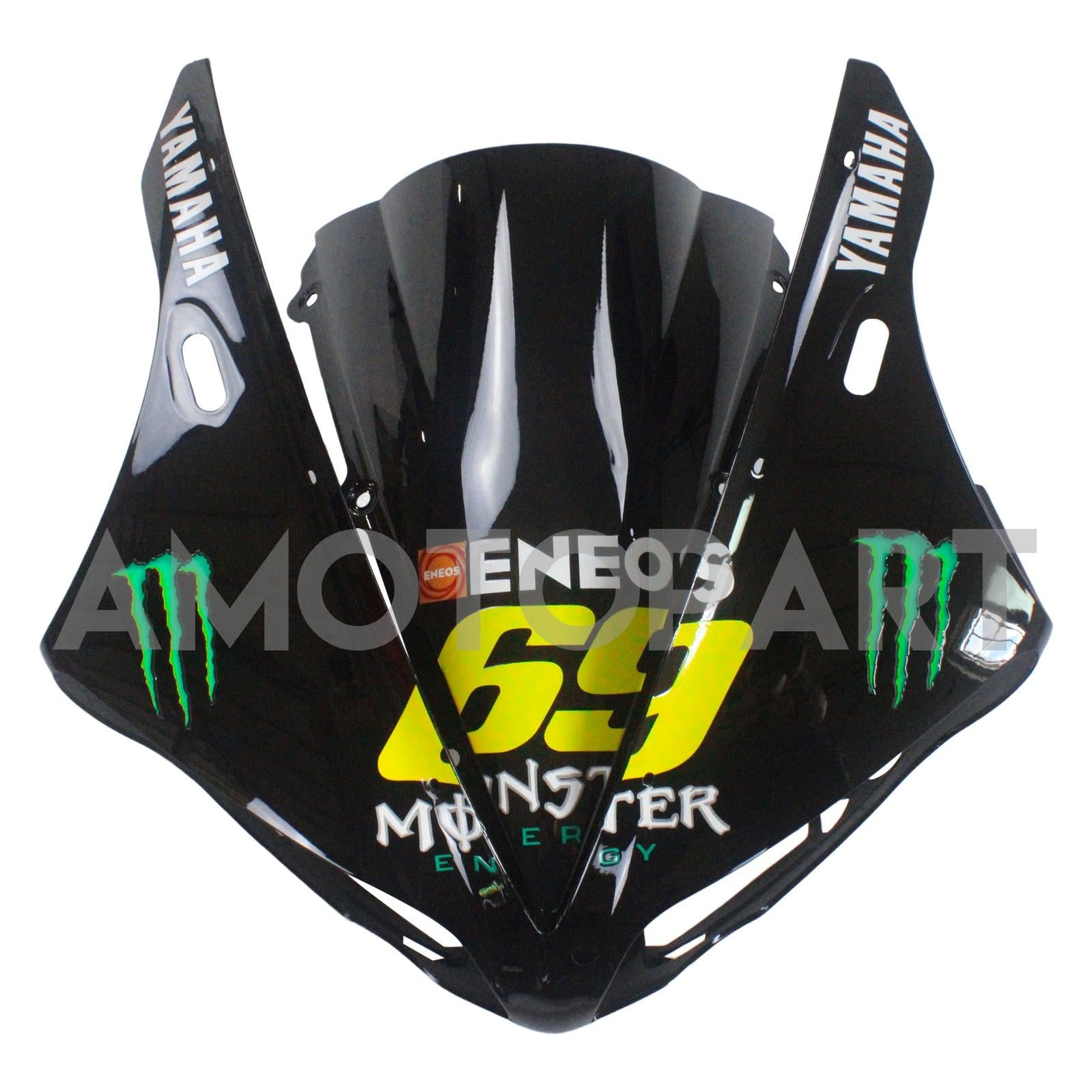 Amotopart Yamaha 2004-2006 YZF 1000 R1 Black Blue Fairing Kit