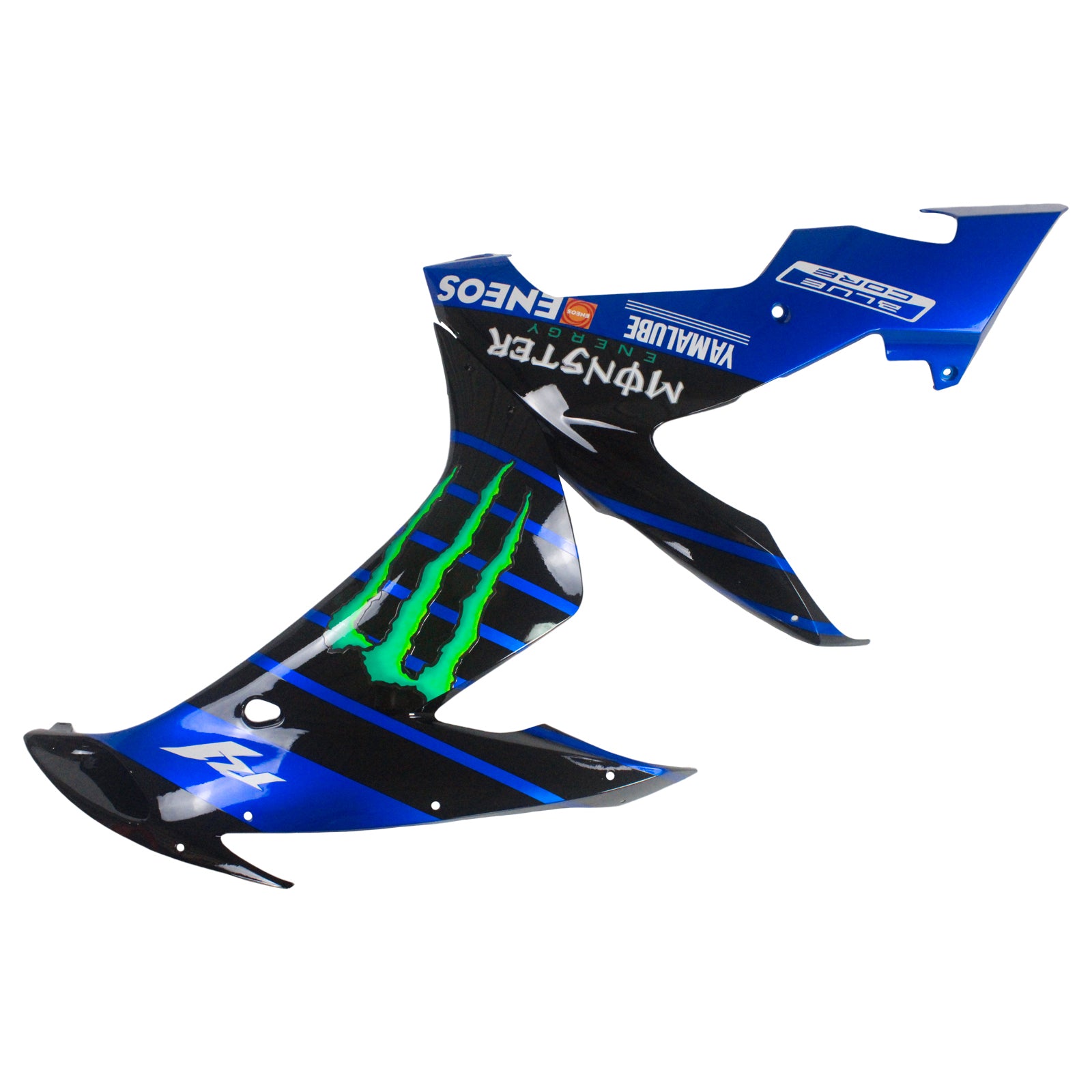 Amotopart Yamaha 2004-2006 YZF 1000 R1 Black Blue Fairing Kit