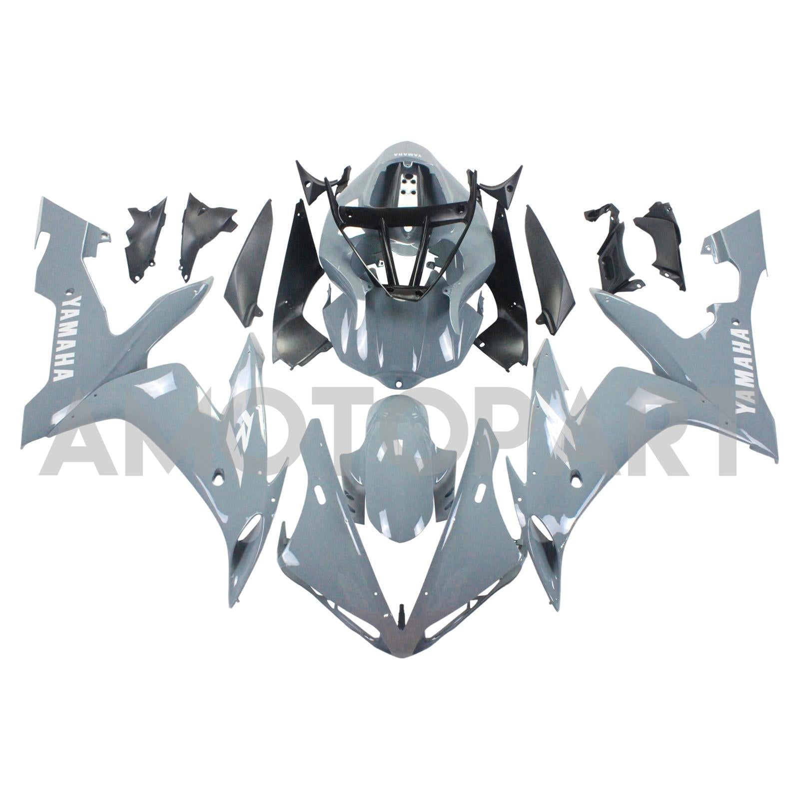 Amotopart Yamaha 2004-2006 YZF 1000 R1 Grey Fairing Kit