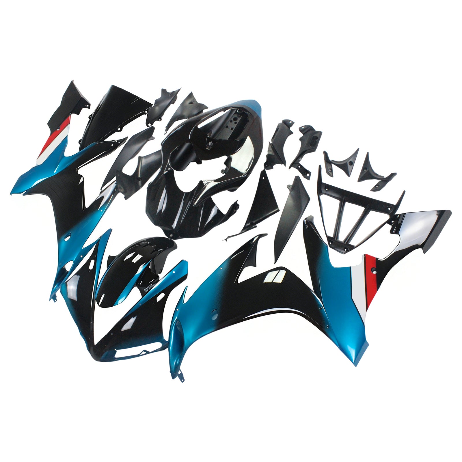 Amotopart 2004–2006 YZF 1000 R1 Yamaha Petronas blaues Verkleidungsset