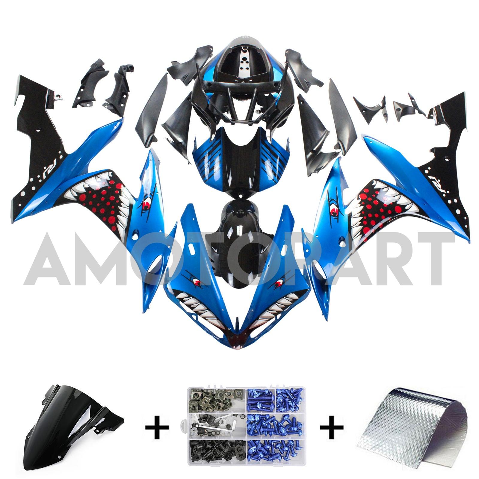 Amotopart Fairing Kit Bodywork Plastic ABS fit For Yamaha YZF 1000 R1 2004-2006