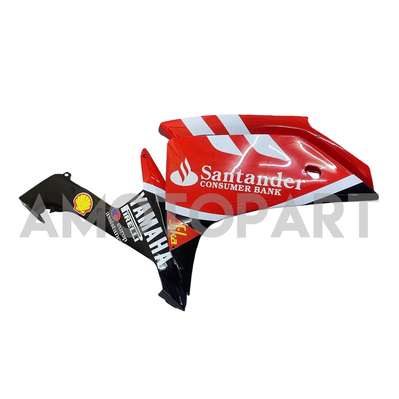 Amotopart 2007-2008 Yamaha YZF 1000 R1 Red&White Style5 Fairing Kit