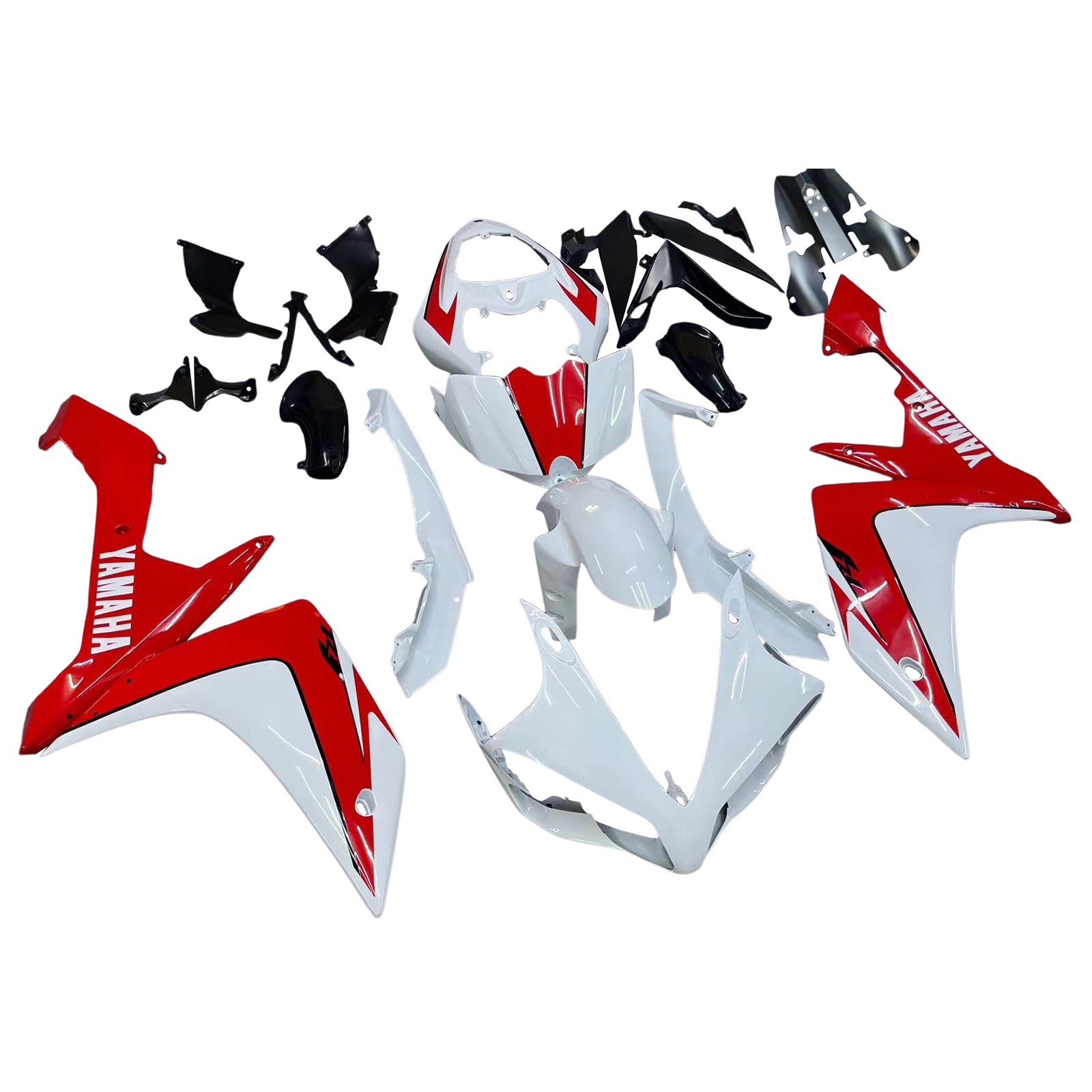 Amotopart 2007-2008 Yamaha YZF 1000 R1 Red&White Style3 Fairing Kit