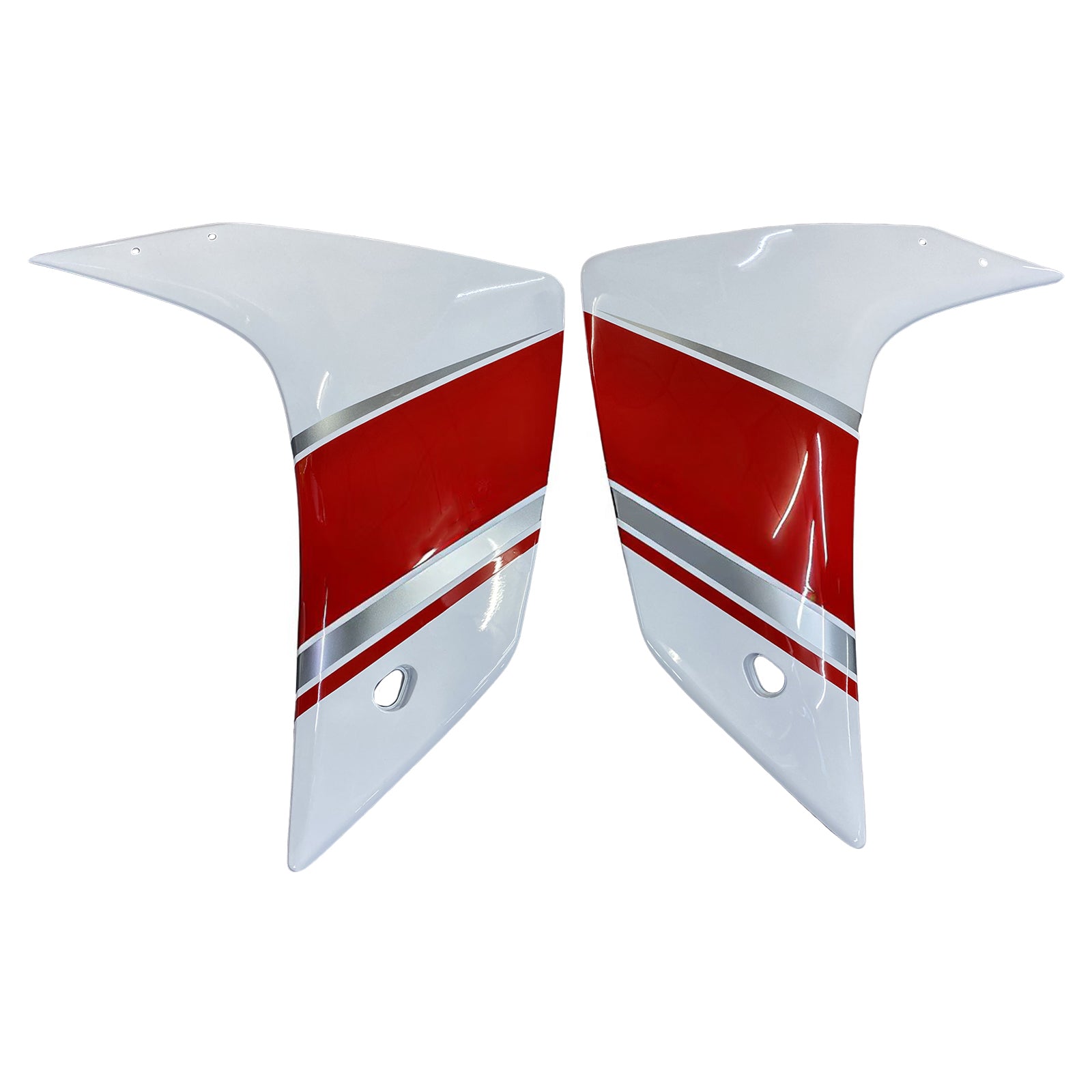 Amotopart 2007-2008 Yamaha YZF 1000 R1 Red & White Style4 Fairing Kit