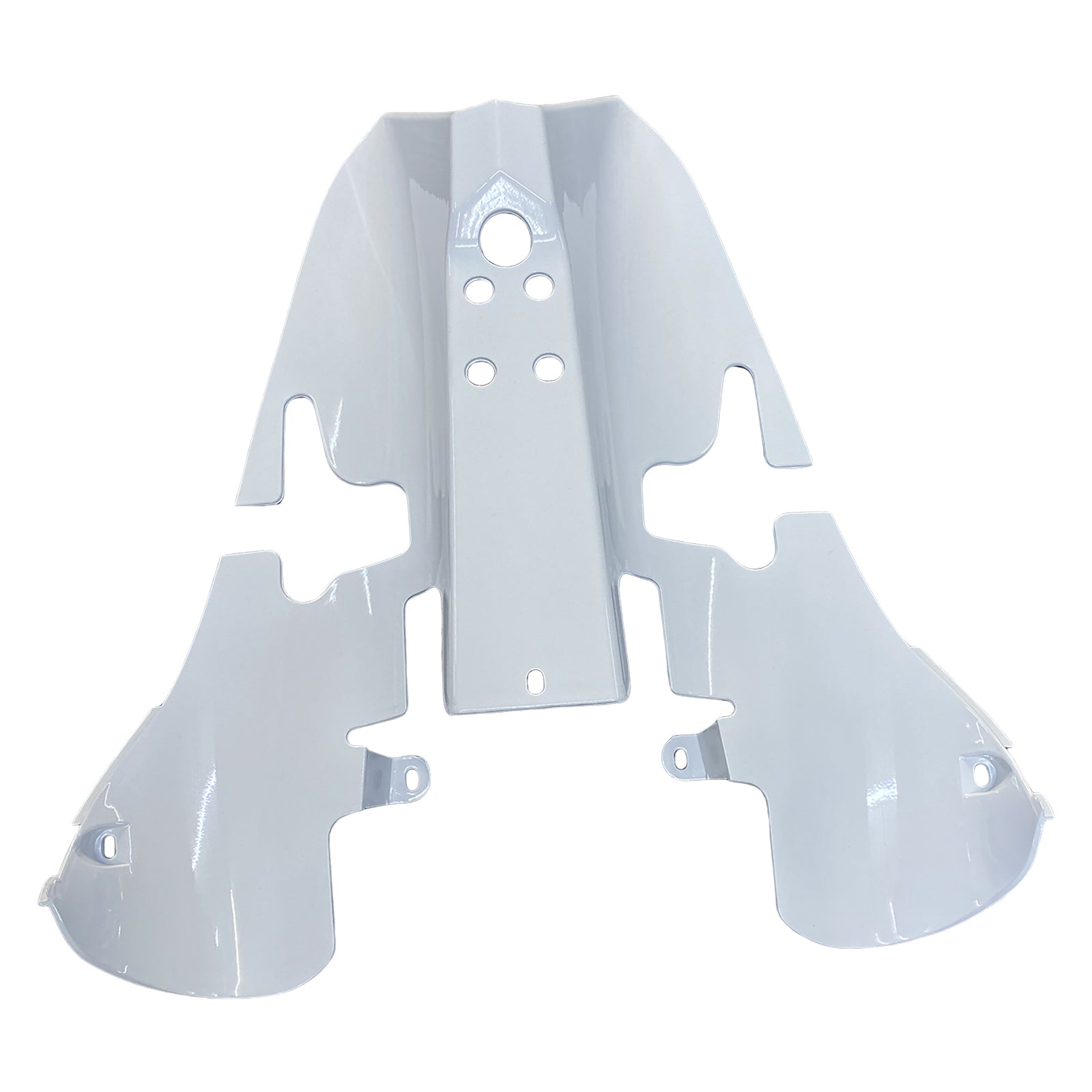 Amotopart 2007-2008 Yamaha YZF 1000 R1 Red & White Style4 Fairing Kit